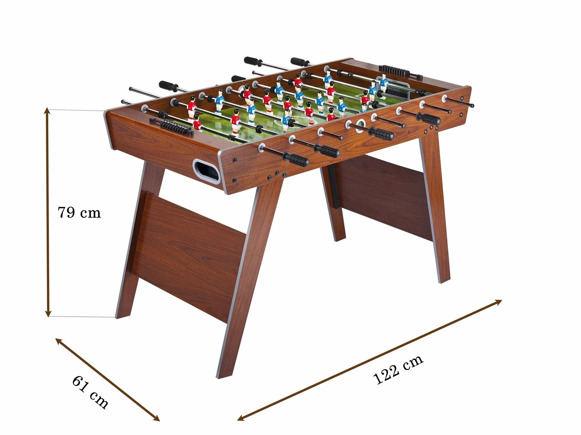 Leomark Mesa de Juegos de Madera para Niños y Adultos Diversión en Casa o en Fiestas Juego Educativo Familiar Estable Resistente Fácil de Montar Ideal para Compartir Tiempo en Familia