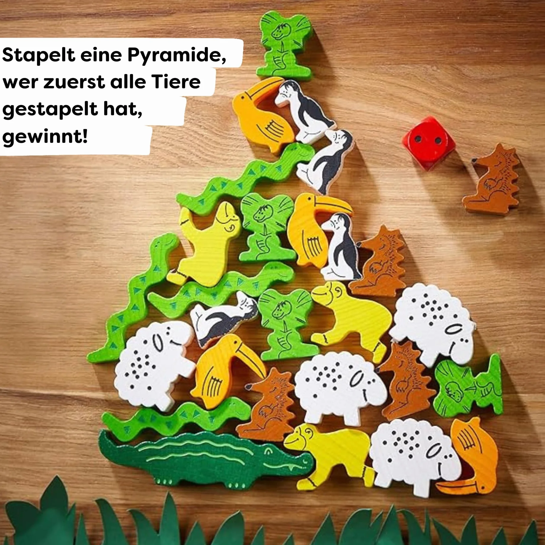 Haba Tier auf Tier Juego Infantil para apilar Animales