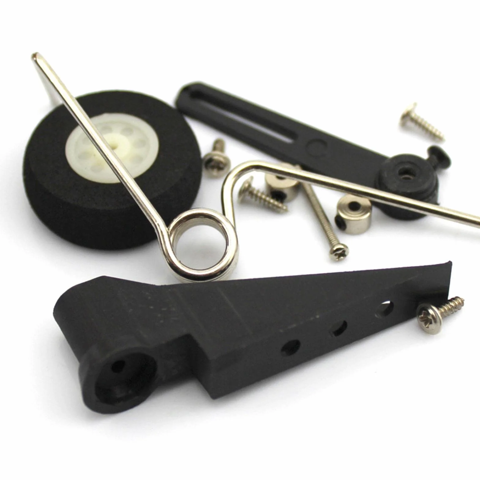 Montaje de rueda trasera para kits de avión eléctrico RC Accesorios Soporte DIY
