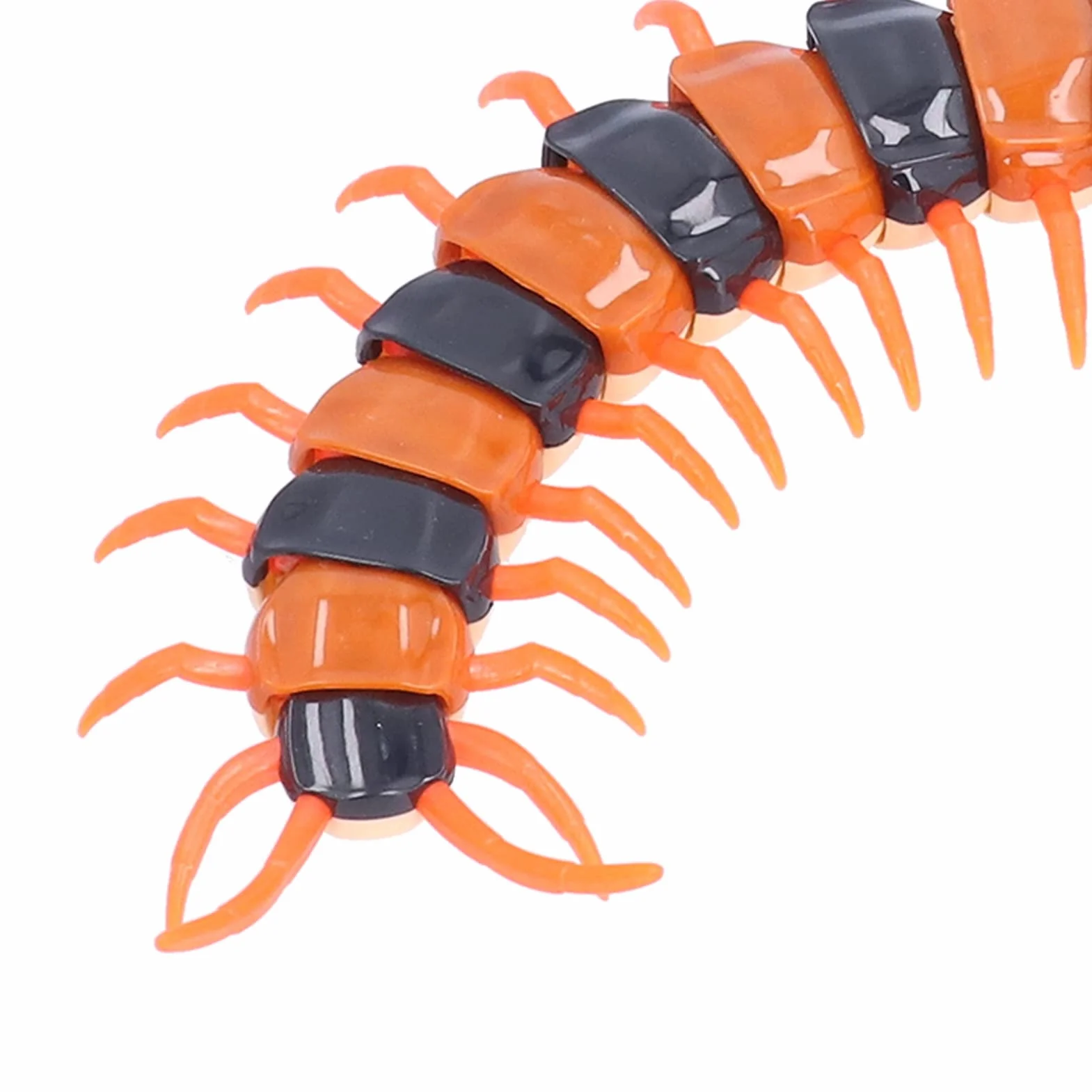Juguete de Ciempiés con Control Remoto Simulación de Scolopendra Realista Operado por Infrarrojos Movimiento Rápido Cuerpo Flexible Ojos Intermitentes Juego de Trucos para