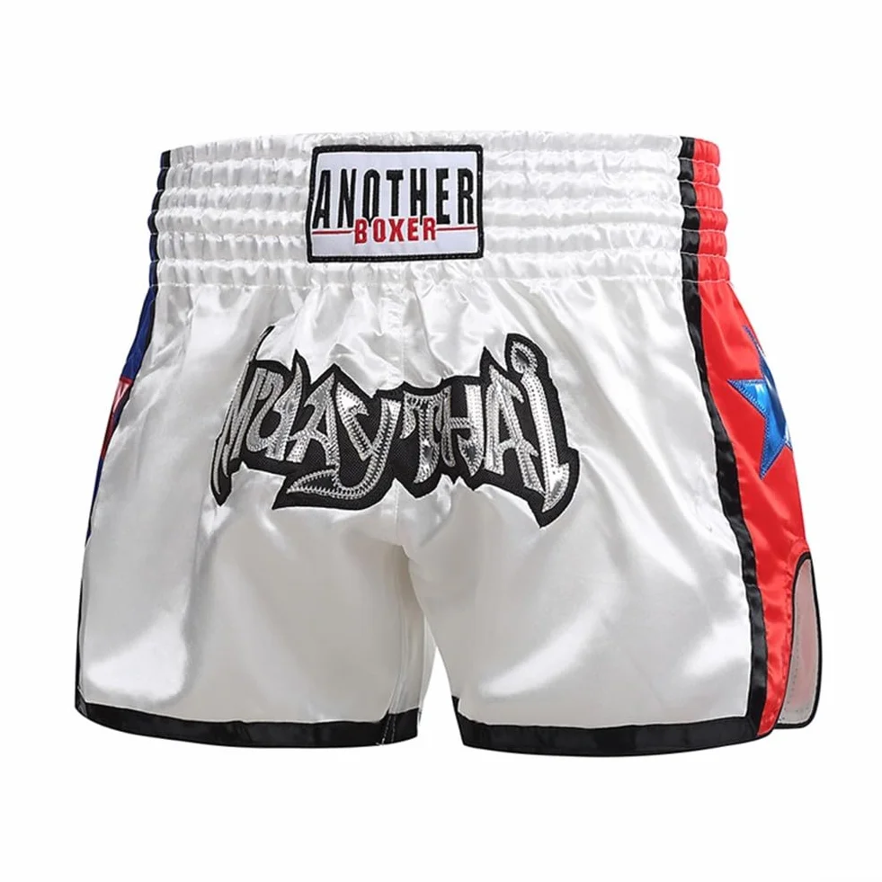 BlissfulAbode Pantalones cortos de boxeo funcionales para artes marciales mixtas y Muay Thai