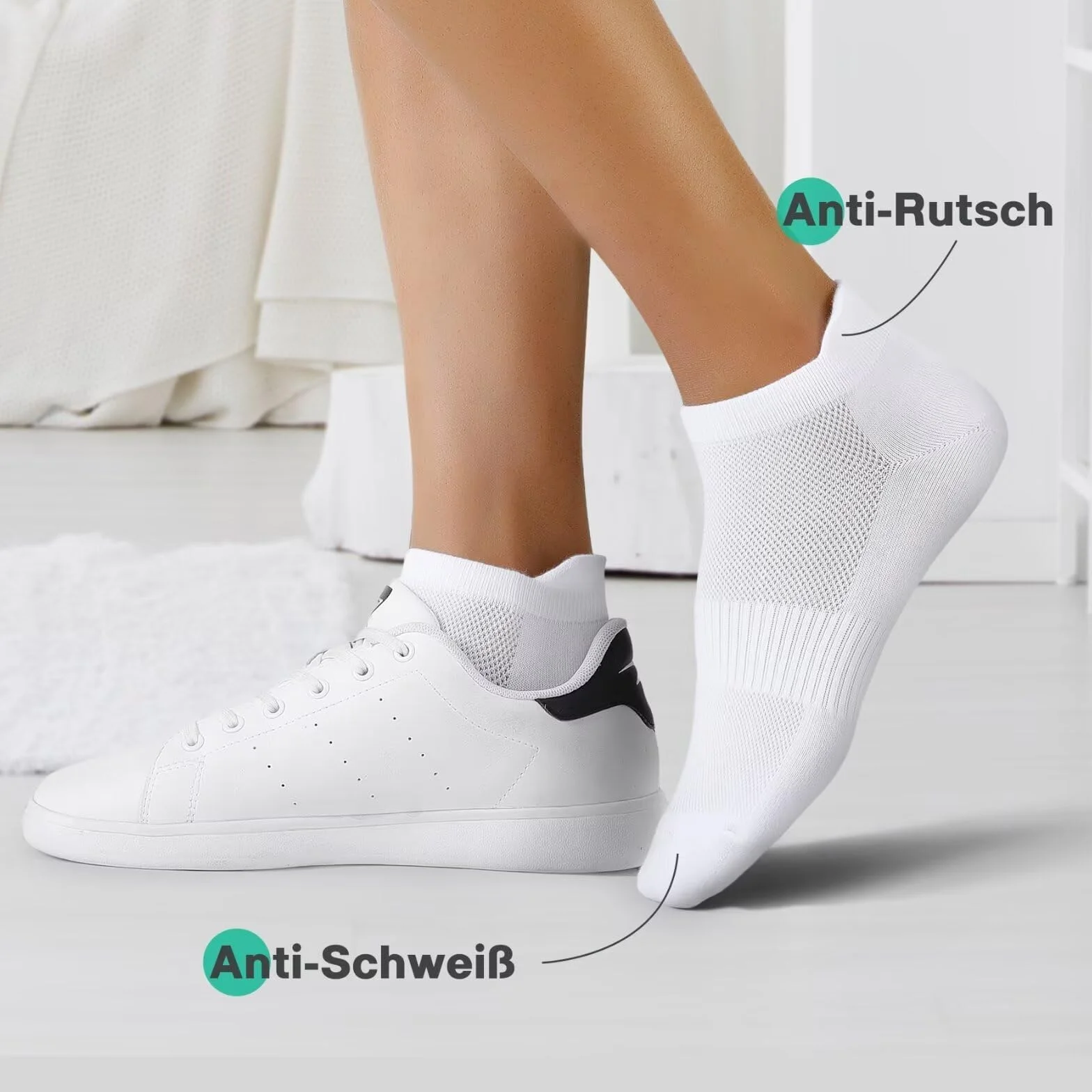 YouShow Calcetines Tobilleros Deporte Algodón Running 10 Pares