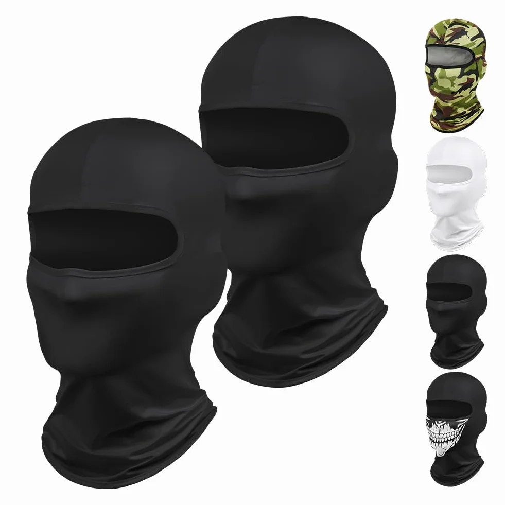 DiULi Pasamontañas Balaclava Hombre Transpirable Bufanda Motocicleta Verano Cuello Protector UV Esquí Multifuncional Anti Viento