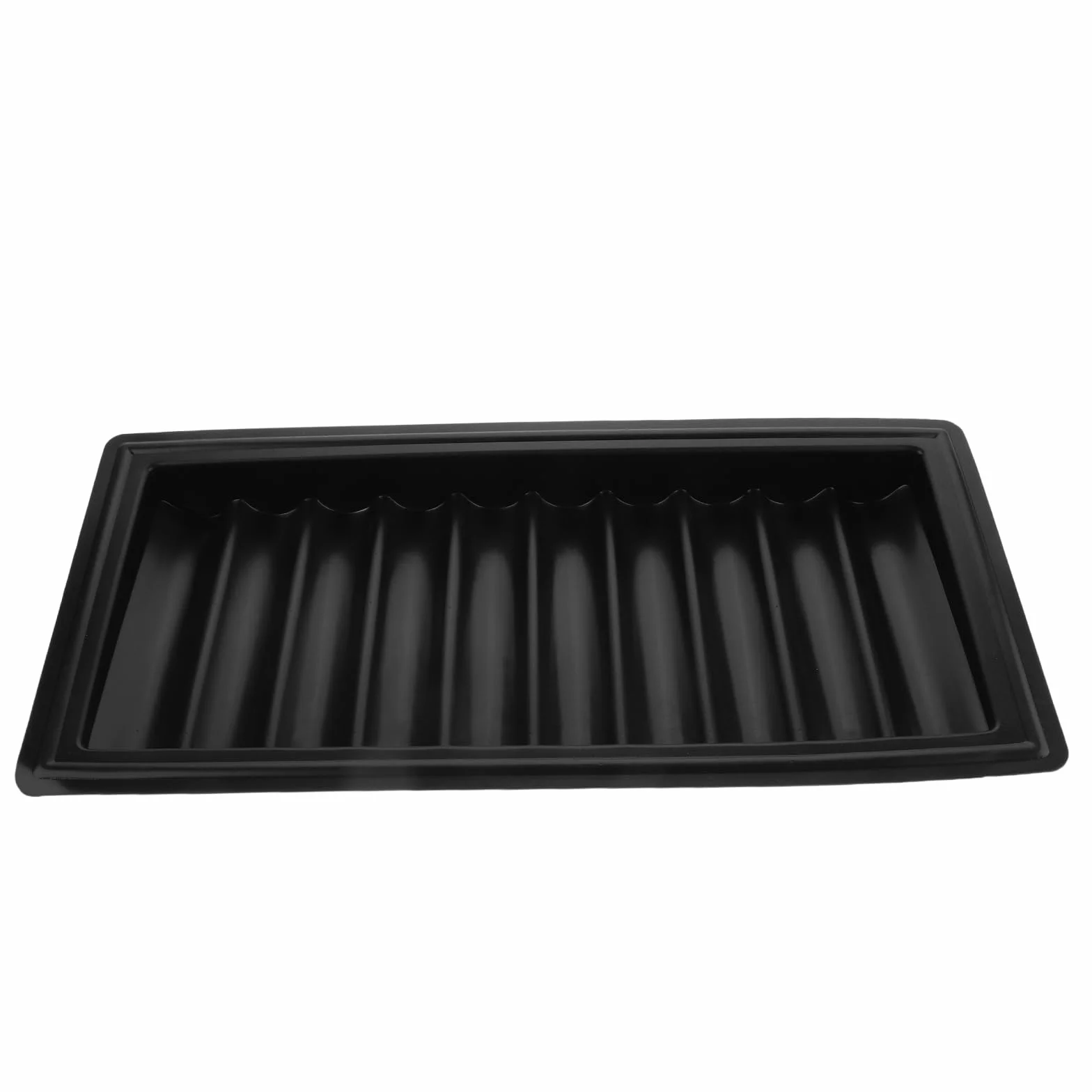Garneck Bandeja Transparente para Fichas de Póker Acrílica Soporte Portátil para 500 Fichas Negras Estuche Multifuncional para Mesa de Póker y Accesorios de