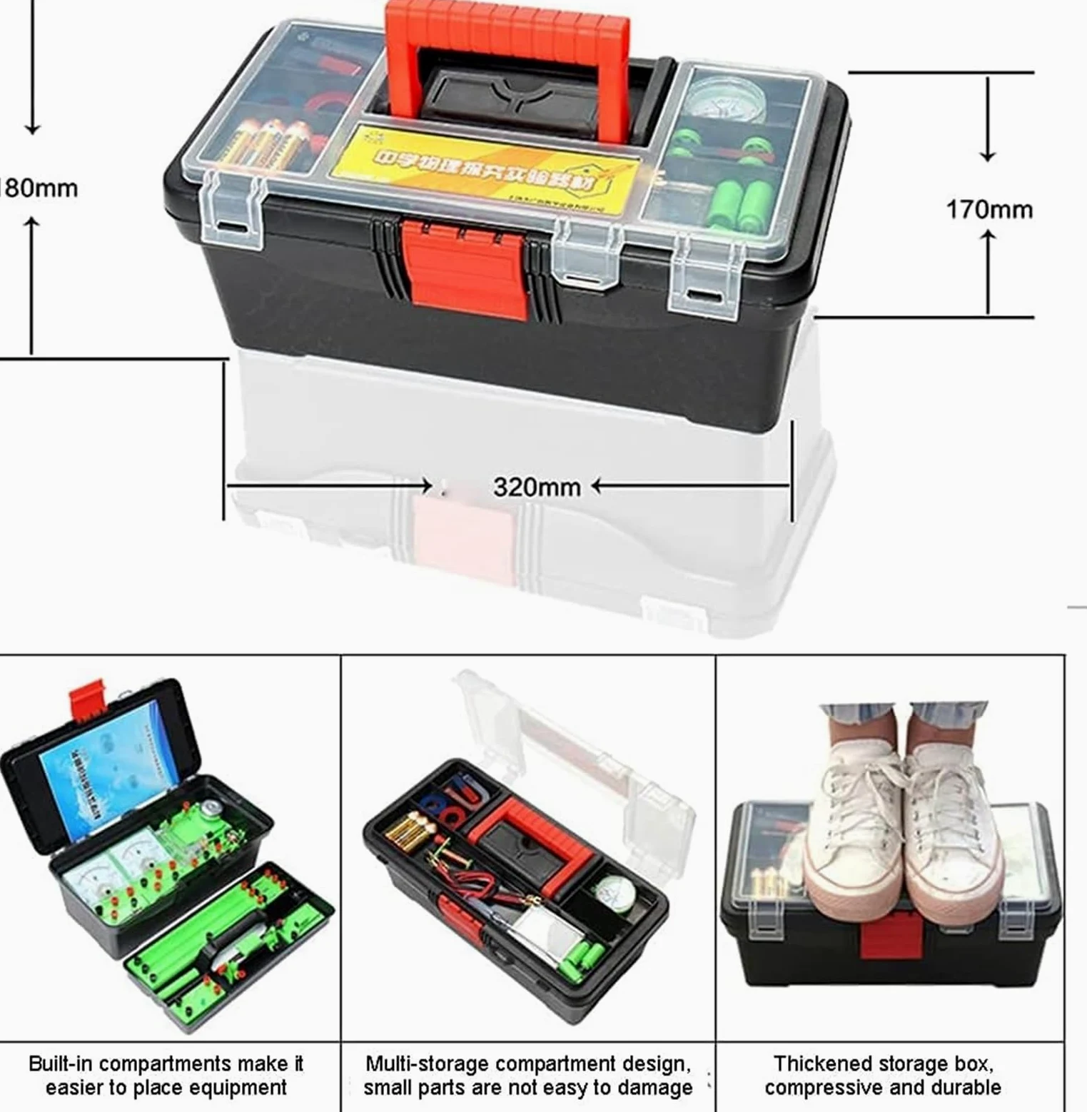 Kit Completo para Experimentos con Circuitos Electromagnéticos, Conjunto Completo De Equipos para Laboratorio De Física Y Electricidad.