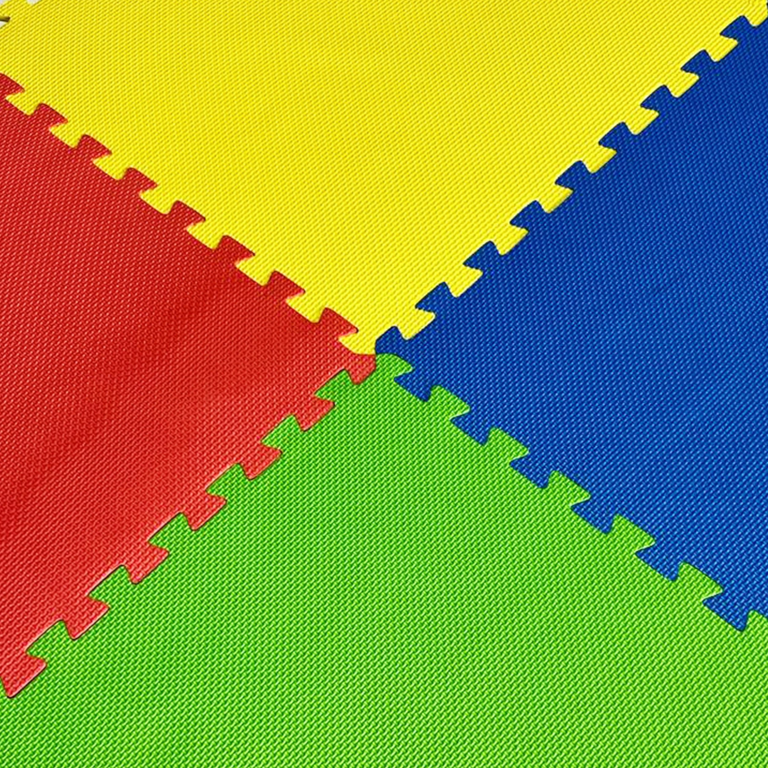 SUELOSPORT Alfombra Puzzle para Bebés y Niños Acolchada, Tapete Juego Infantil 60x60cm, Manta Juegos Gateo Bebes, Colchoneta para Jugar en el Suelo, Tapete Actividades - 12 Piezas (4,32 m²)