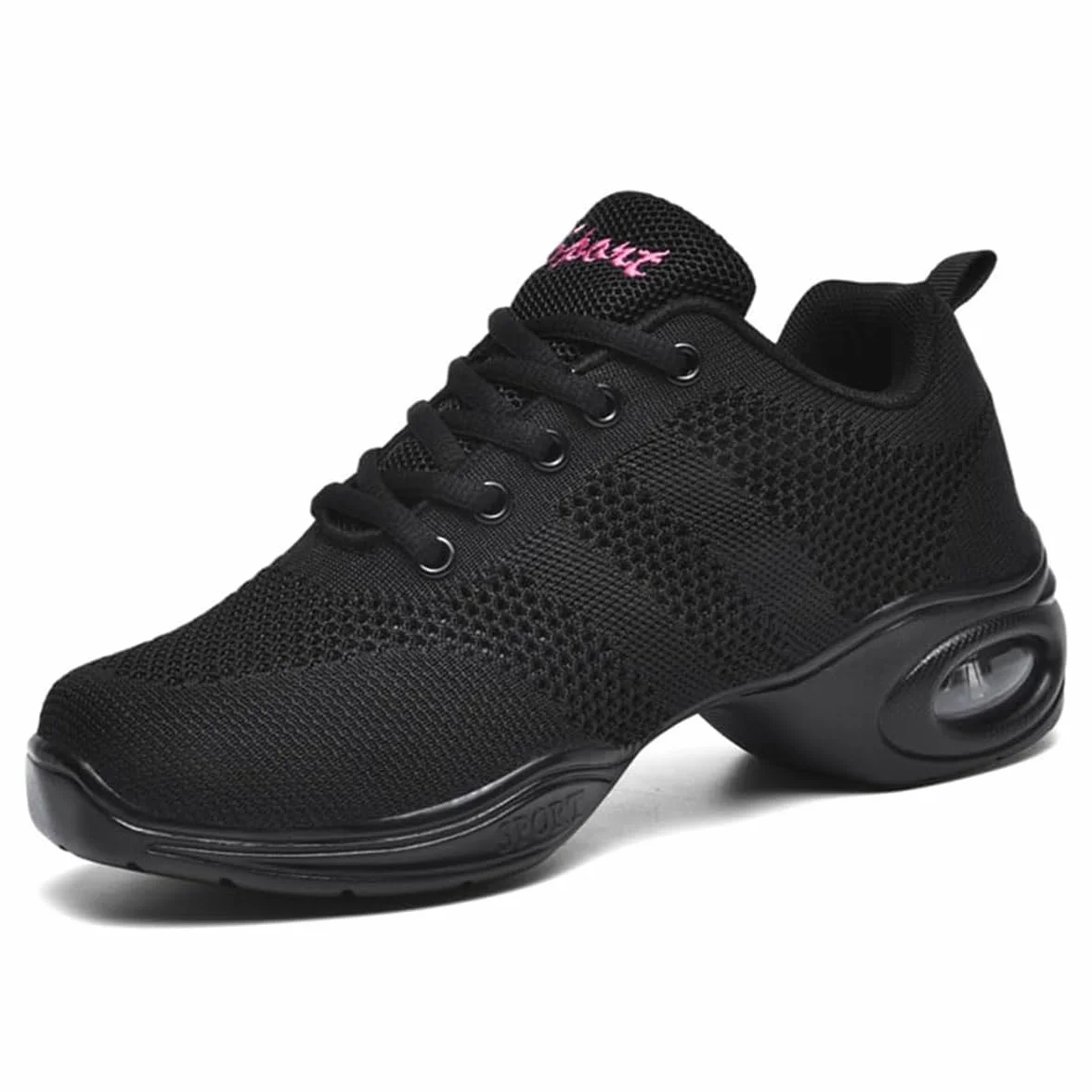 Hixingo Zapatillas de Deporte Jazz para Mujeres, Zapatos de Baile Antideslizantes Transpirables