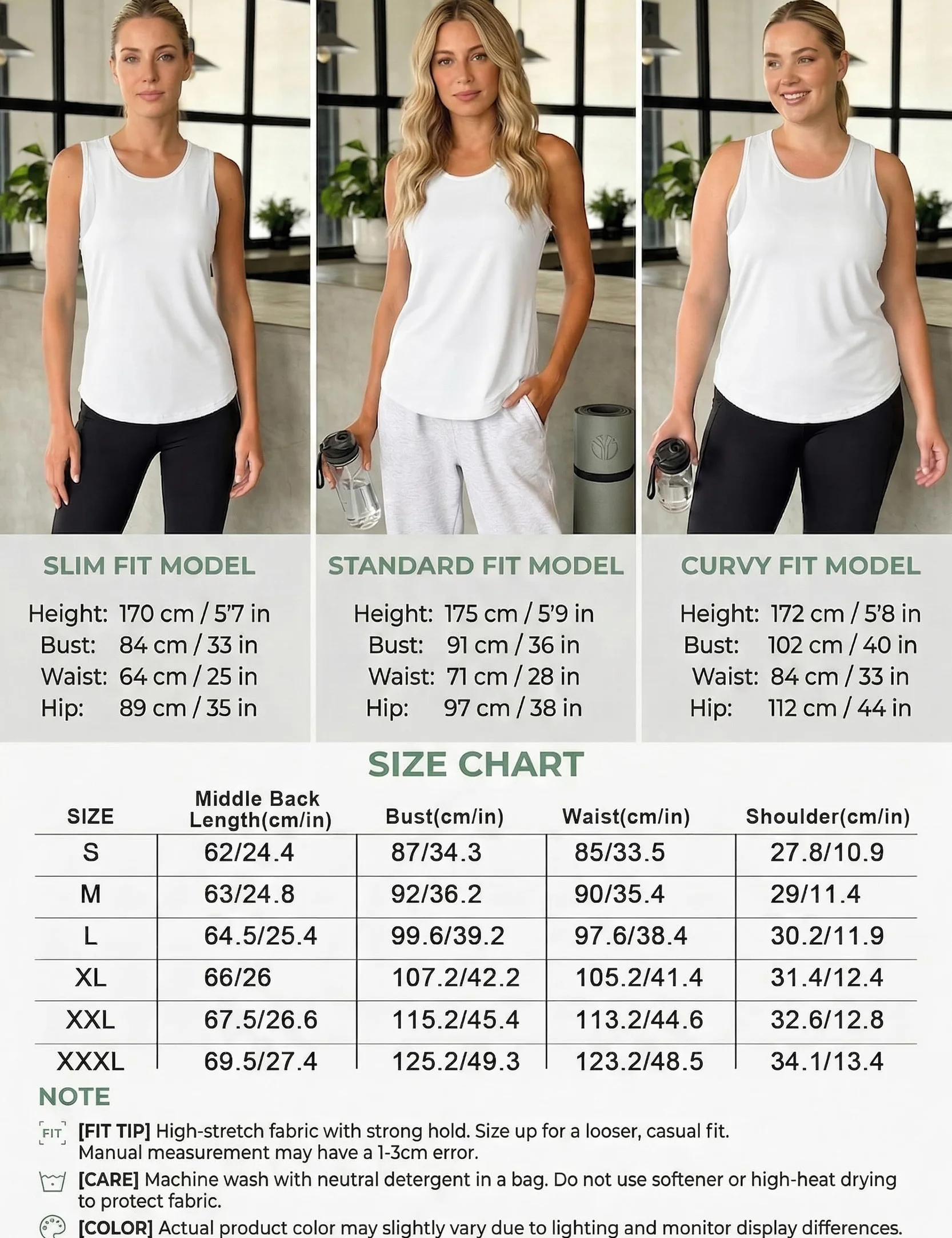 Camiseta Deportiva Mujer Tirantes Malla Transpirable Fitness Yoga Running S-3XL