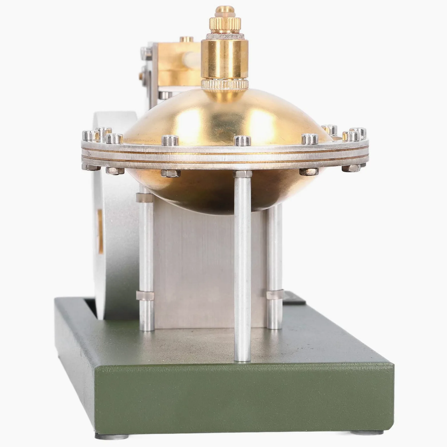 Modelo de Motor de Vapor con Diseño de Volante De Inercia, Mini Generador Doble para Educación y Decoración
