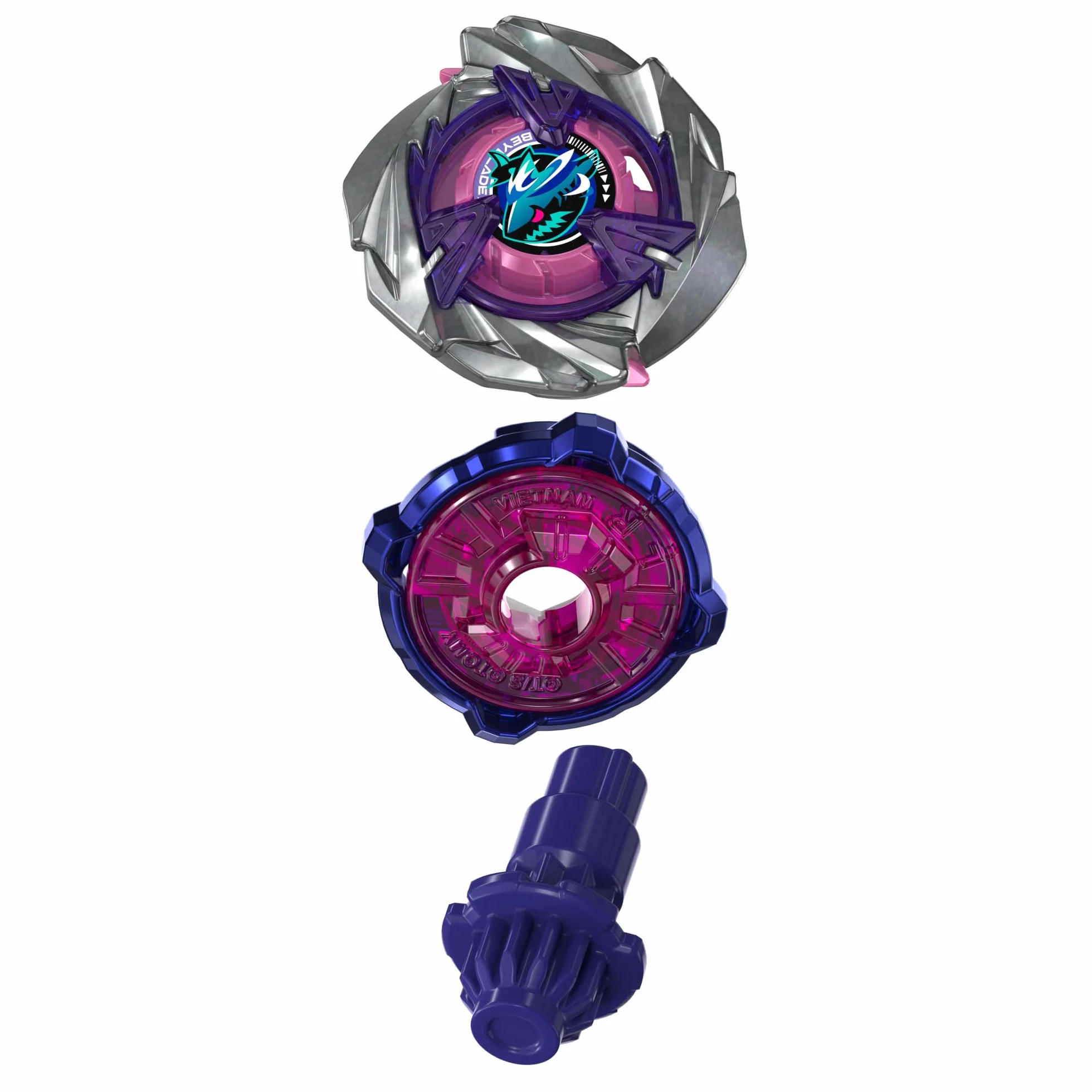 Beyblade X Scale Shark 4-50UF Kit de Refuerzo Top Takara Tomy Tipo Ataque