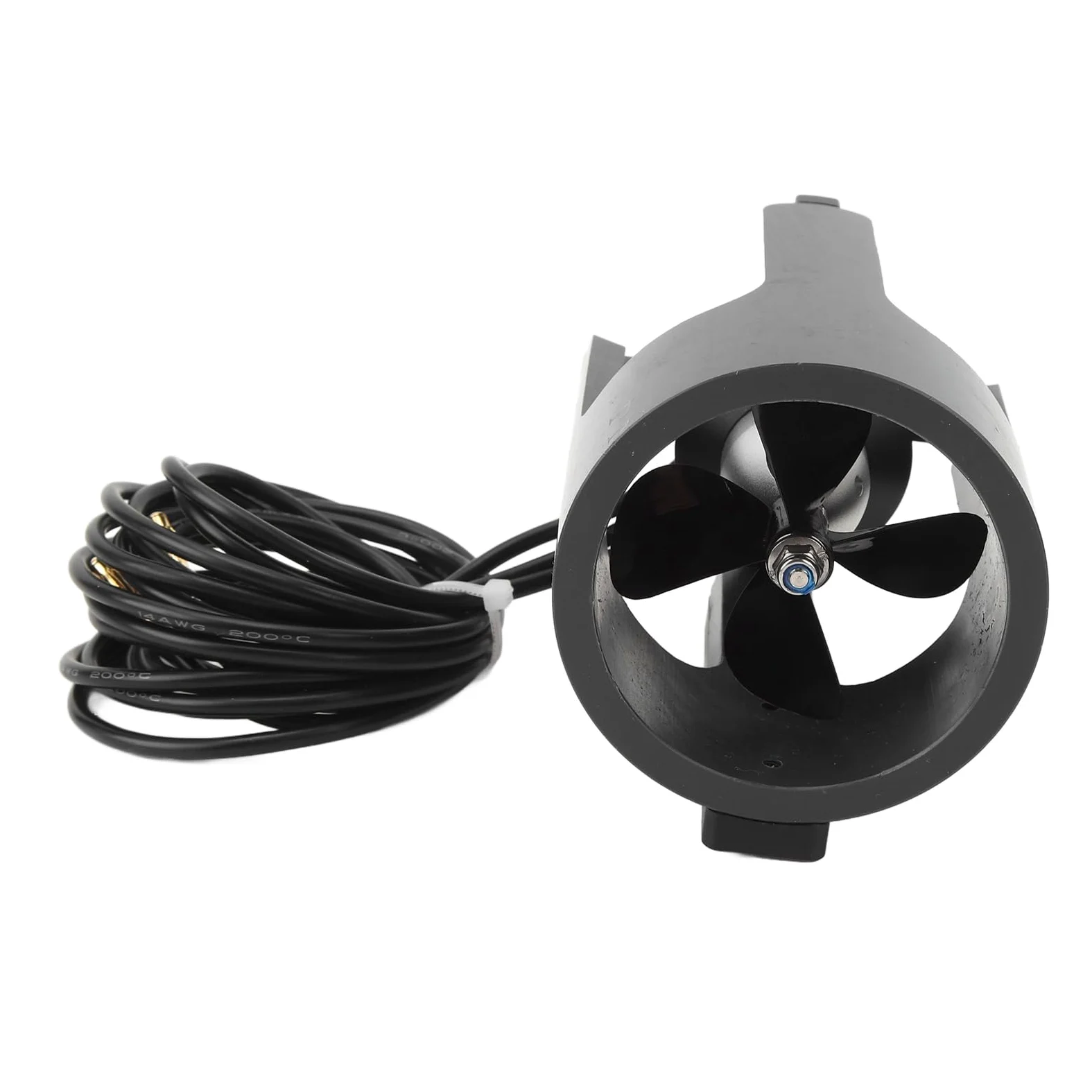 Propulsor Submarino KYO 4T PRO, 12 a 25,2 V Alto Rendimiento Propulsor Submarino del Motor Impermeable sin Escobillas, Kit de Motor de Kayak para Barco de Cebo de Pesca RC (CCW)