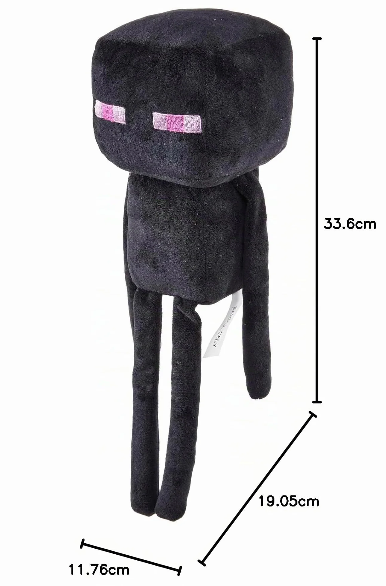 Mattel Minecraft Peluche Enderman, personaje del videojuego, juguete +3 años (HLN11)
