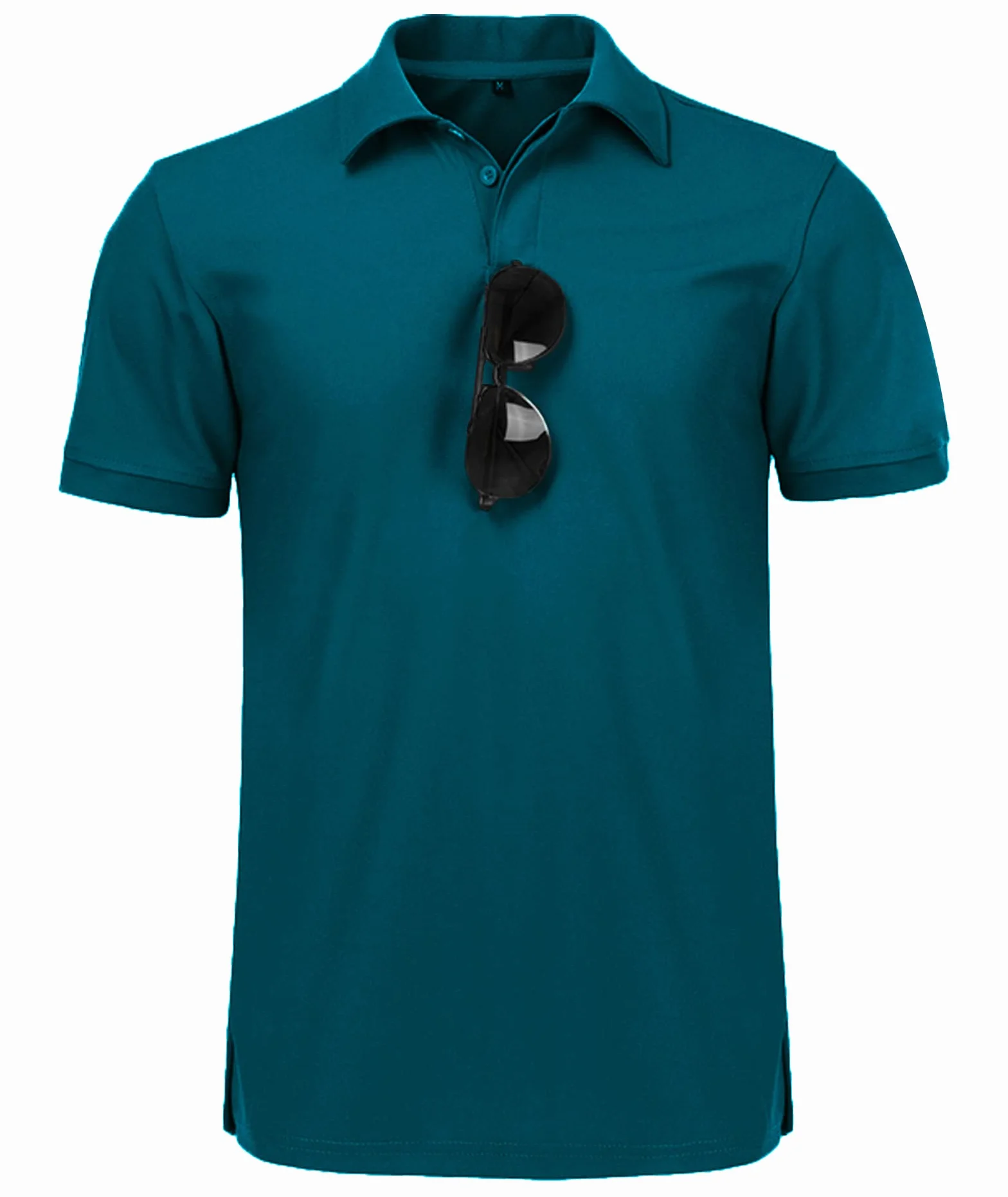 Jacketown Polo Manga Corta para Hombre Secado Rápido Transpirable Tenis Golf Camisa Deportiva