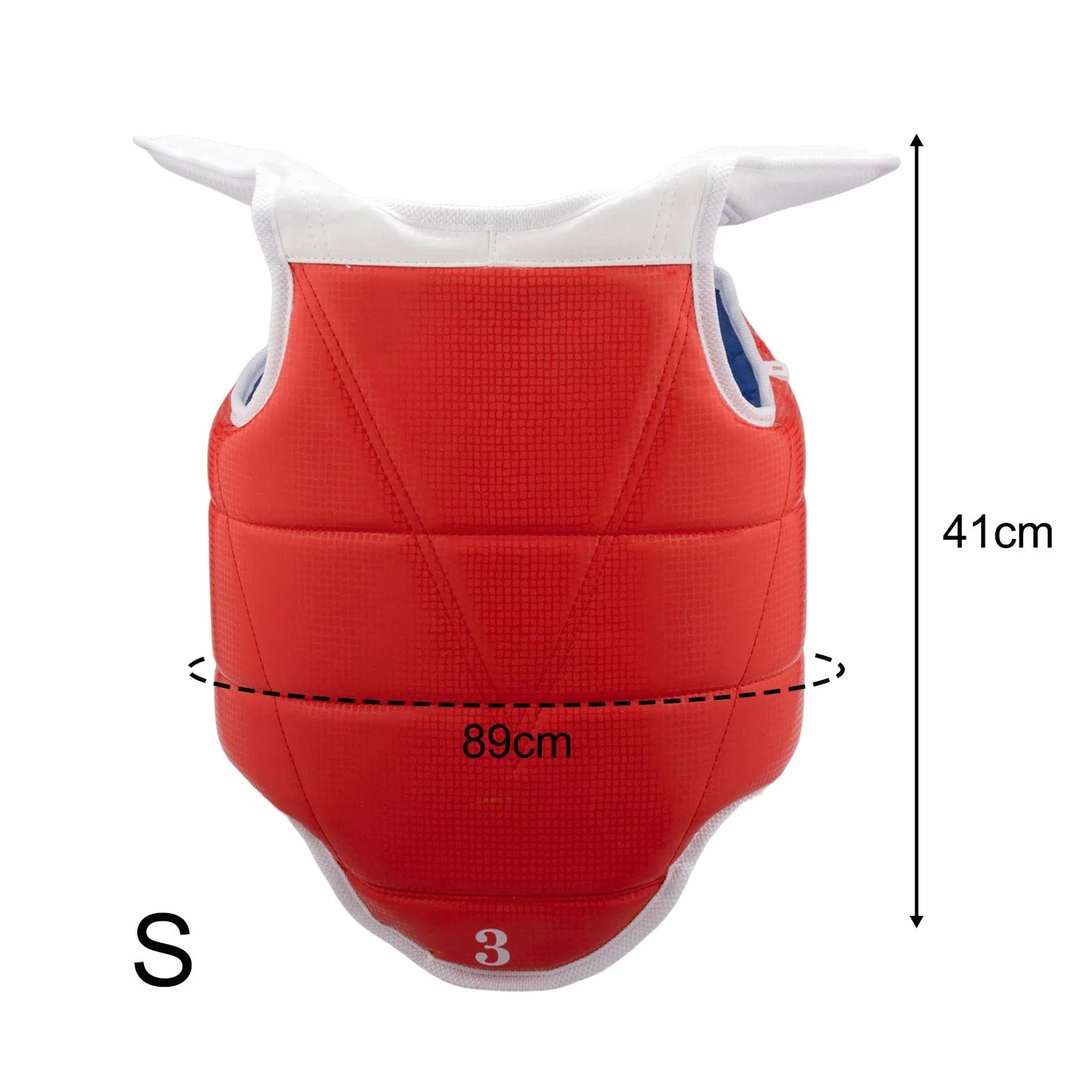 Chaleco Protector Reversible de Taekwondo, Protector de Pecho Ajustable para Mujeres, Hombres, Niños