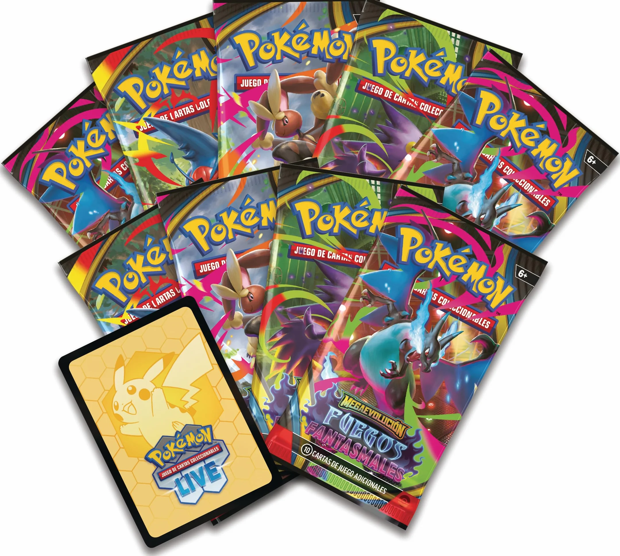 Pokémon JCC: Caja de Entrenador Élite Megaevolución-Fuegos Fantasmales