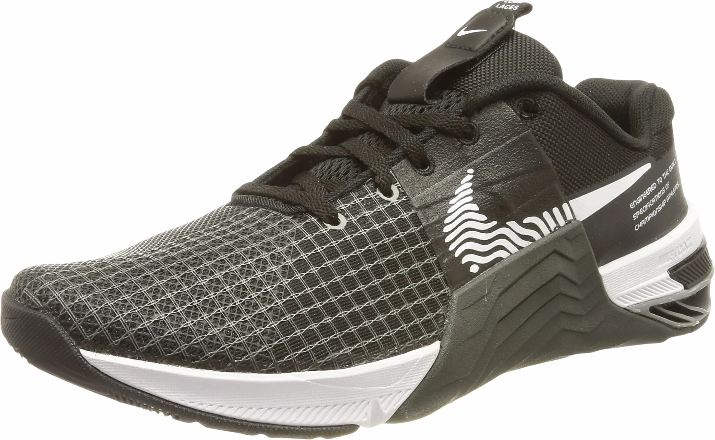 Nike Metcon 8 Zapatos de Entrenamiento Black/White-Dk Smoke Grey-Smok 8,5