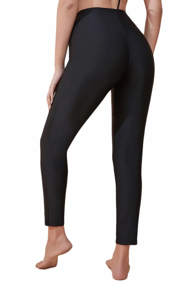 Pantalones de natación largos mujer protección solar surf snorkel