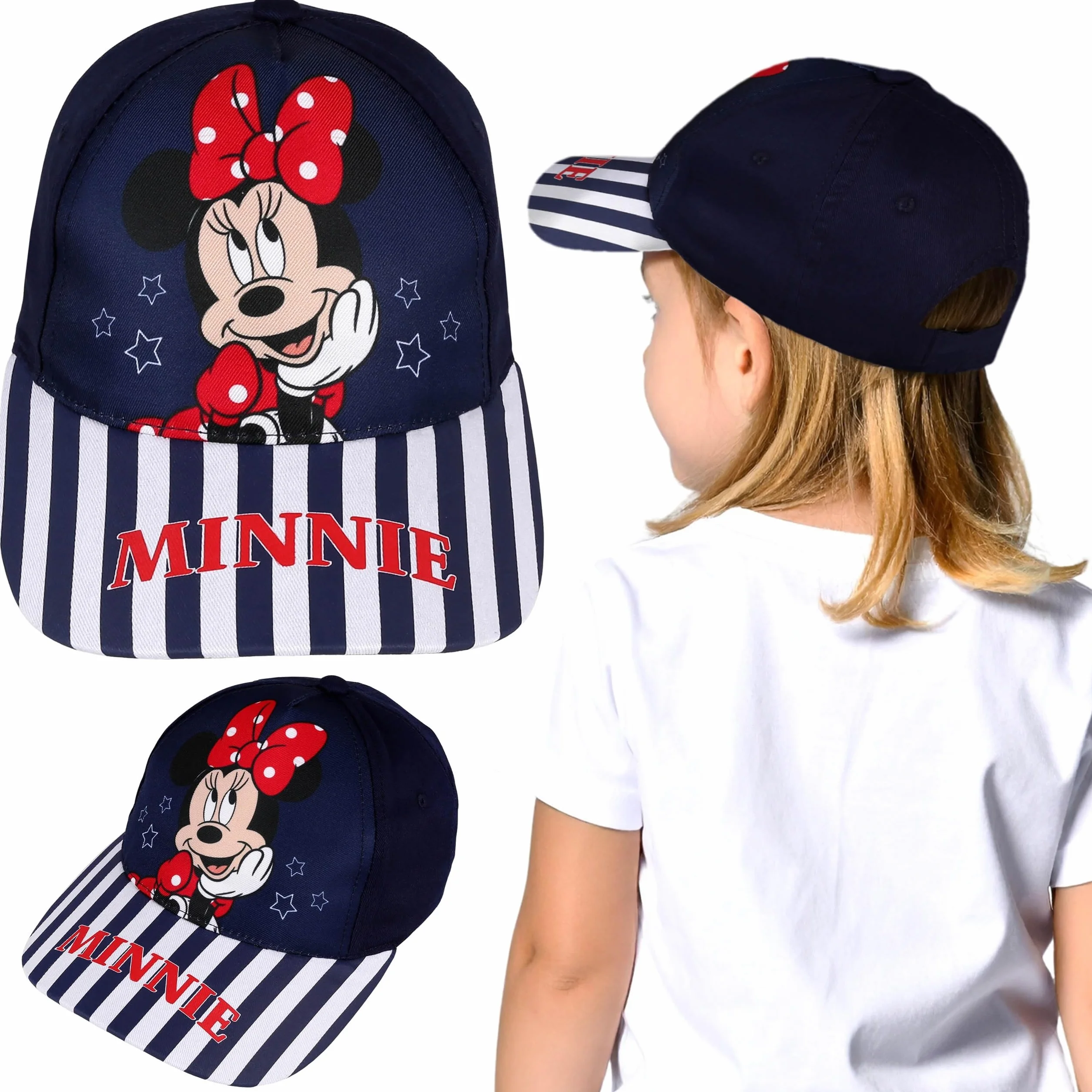 Gorra de béisbol para bebé Colorida Personaje Cuento de Hadas 100% algodón Ajustable