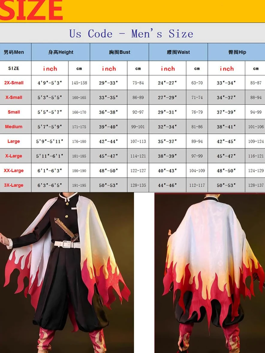 Disfraz de anime para hombre, talla de EE. UU., capa blanca, traje de fiesta