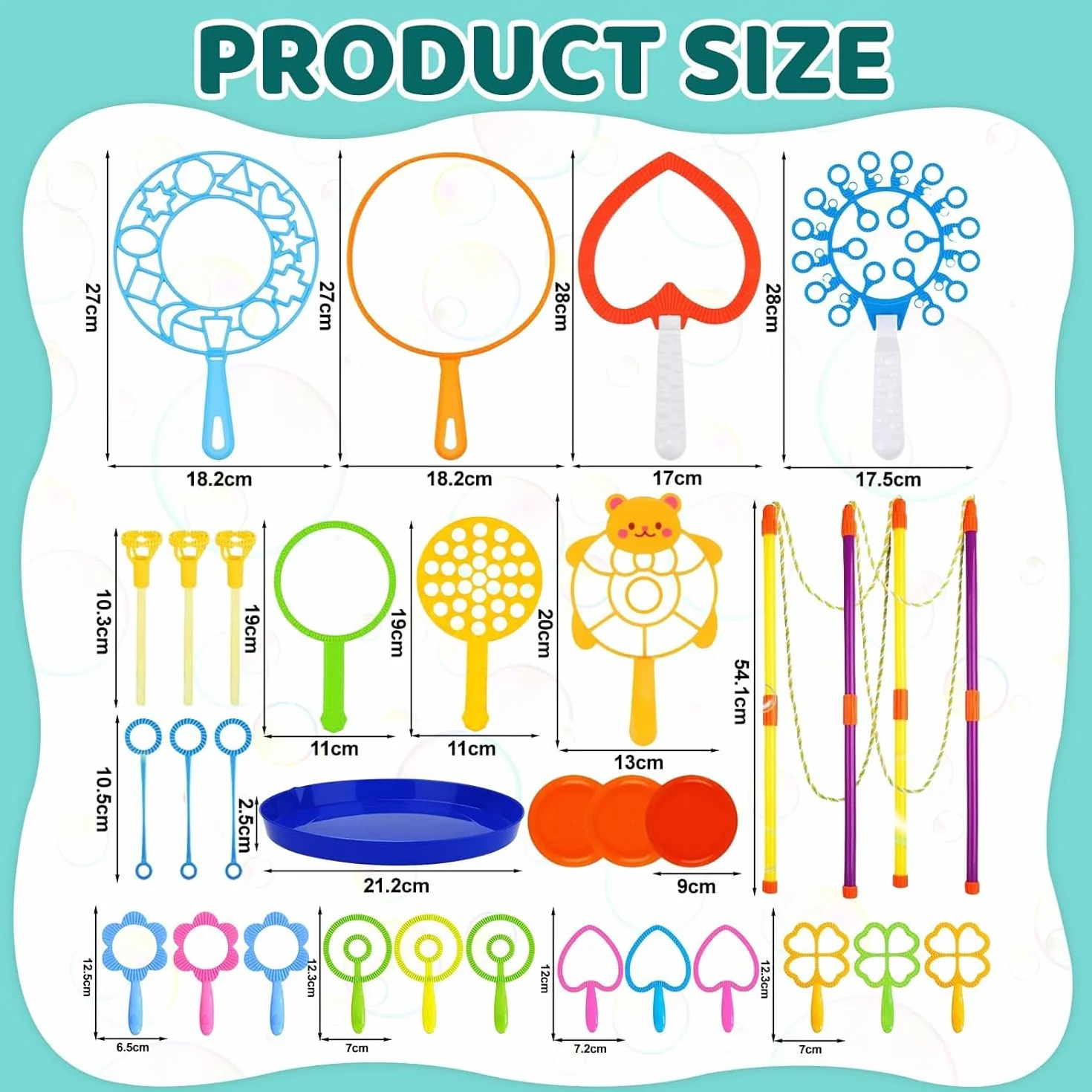 31 Piezas Kit de Pompas de Jabon,Juego de Burbujas de Jabón,Juego de Pompas de Jabón para Niños,Maquina de Burbujas para Juegos al Aire Libre para Niños, Playa, Picnic, Fiestas, Cumpleaños