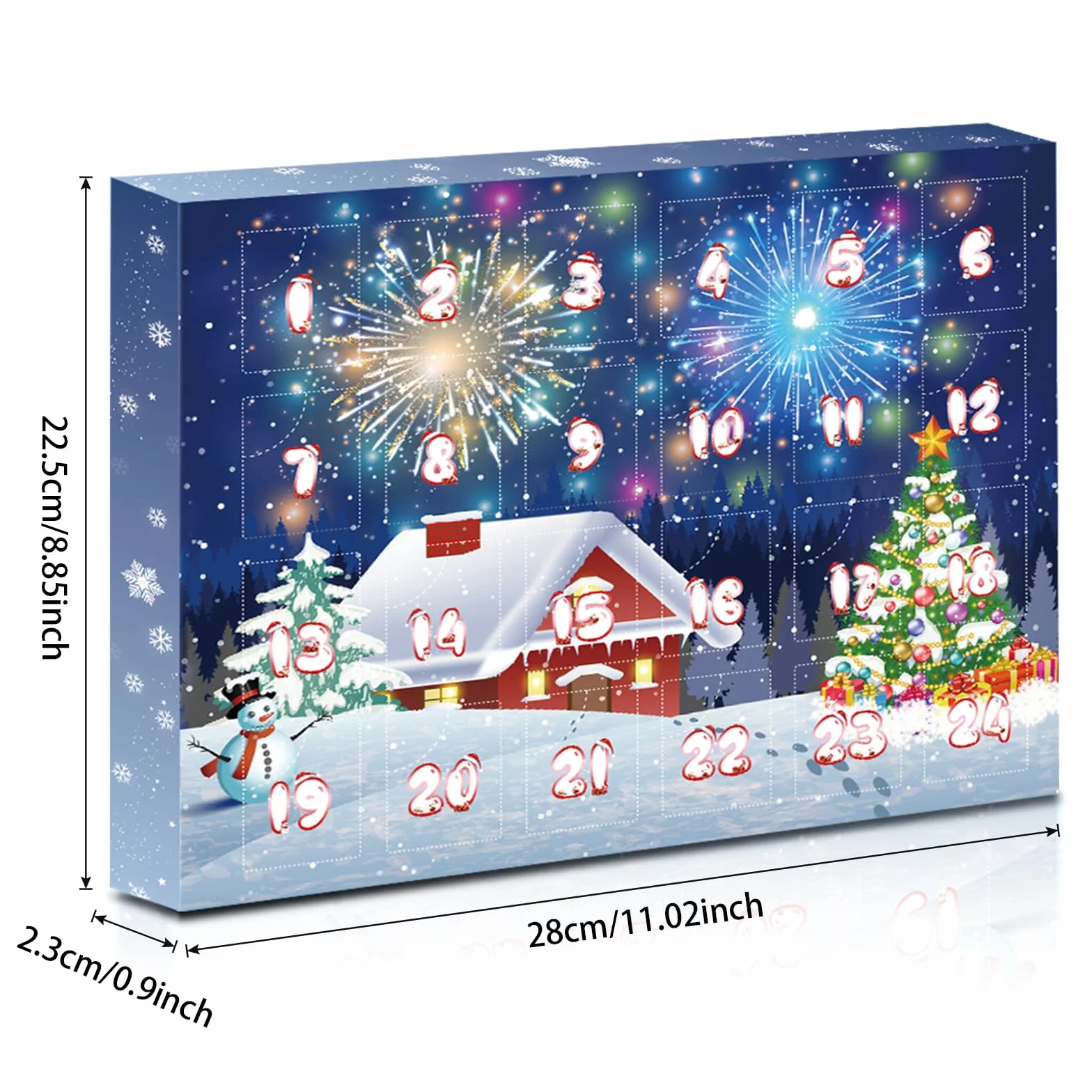 GEEKEO Calendario Adviento 2025 para Niño y Adultos Rompecabezas de Metal con 24 Sorpresas, Christmas Calendario Adviento Regalo para Niños y Niñas