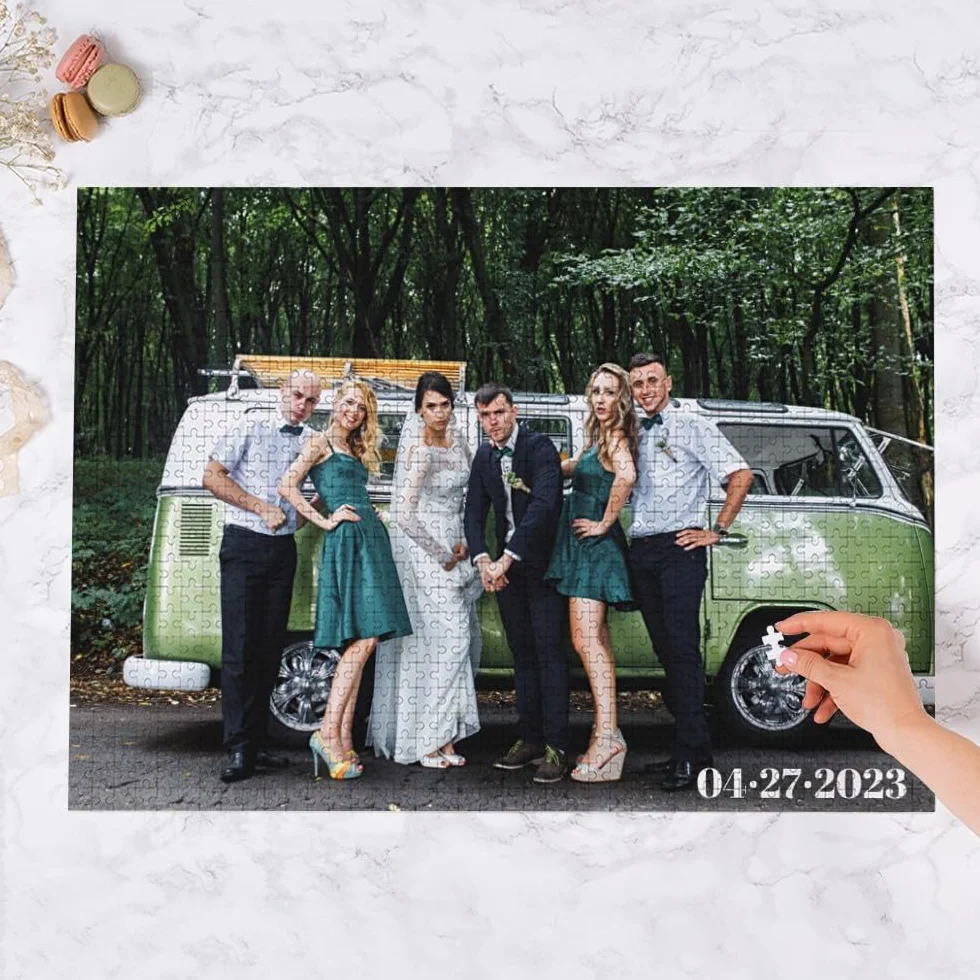 Wanapix Puzzle Personalizado 1000 Piezas 69 x 49 cm Regalo Original Adultos