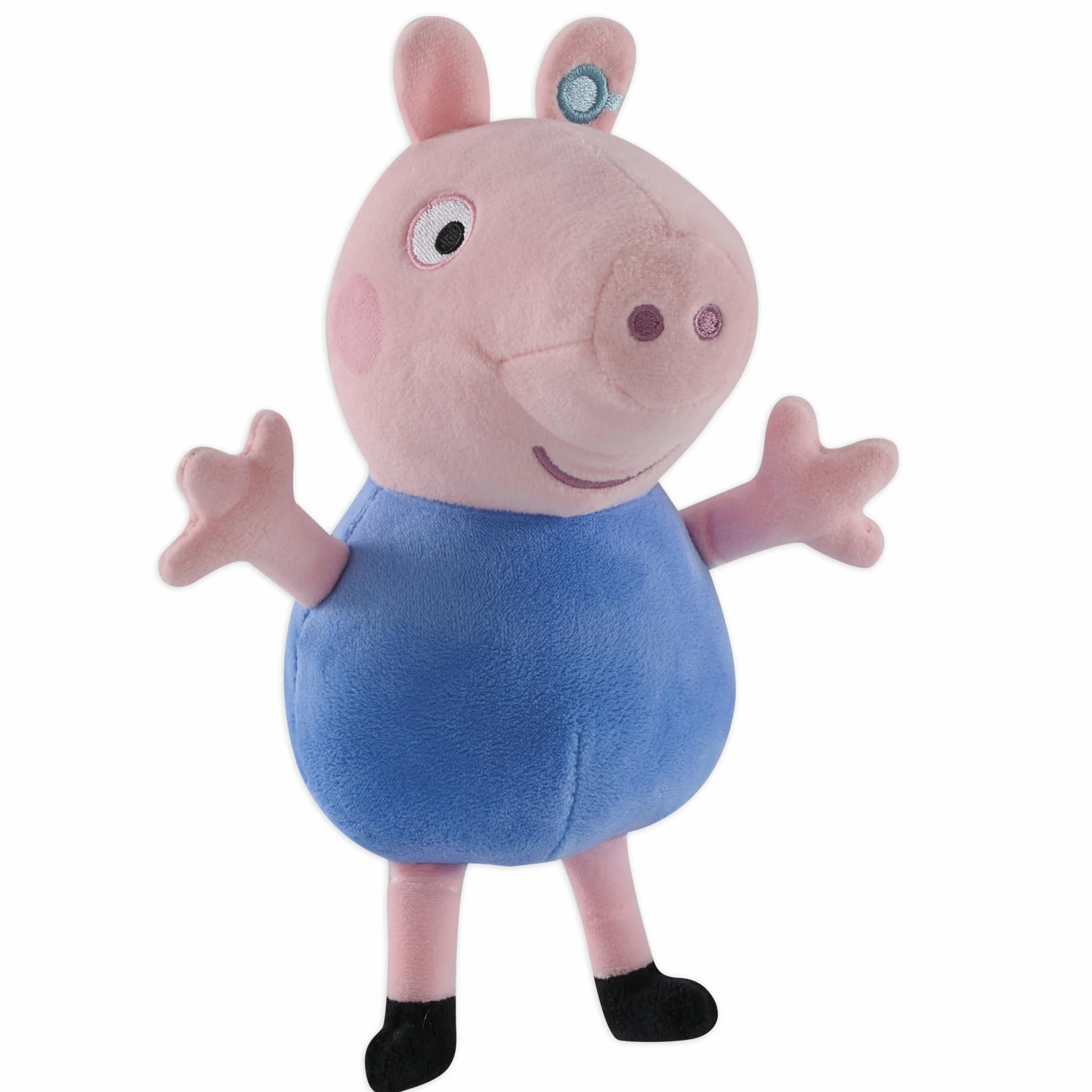 Peppa Pig Talking George, juguete de peluche con efectos de voz y sonido, juguete suave para preescolar