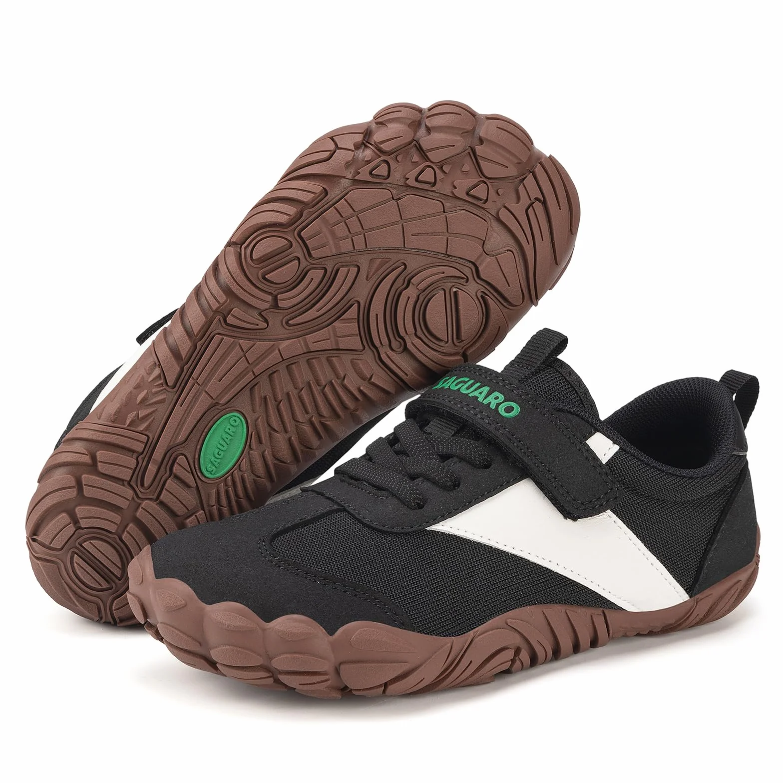 SAGUARO Zapatillas Barefoot Niños Niña Sneakers Minimalista Puntera Ancha Gr.25-36