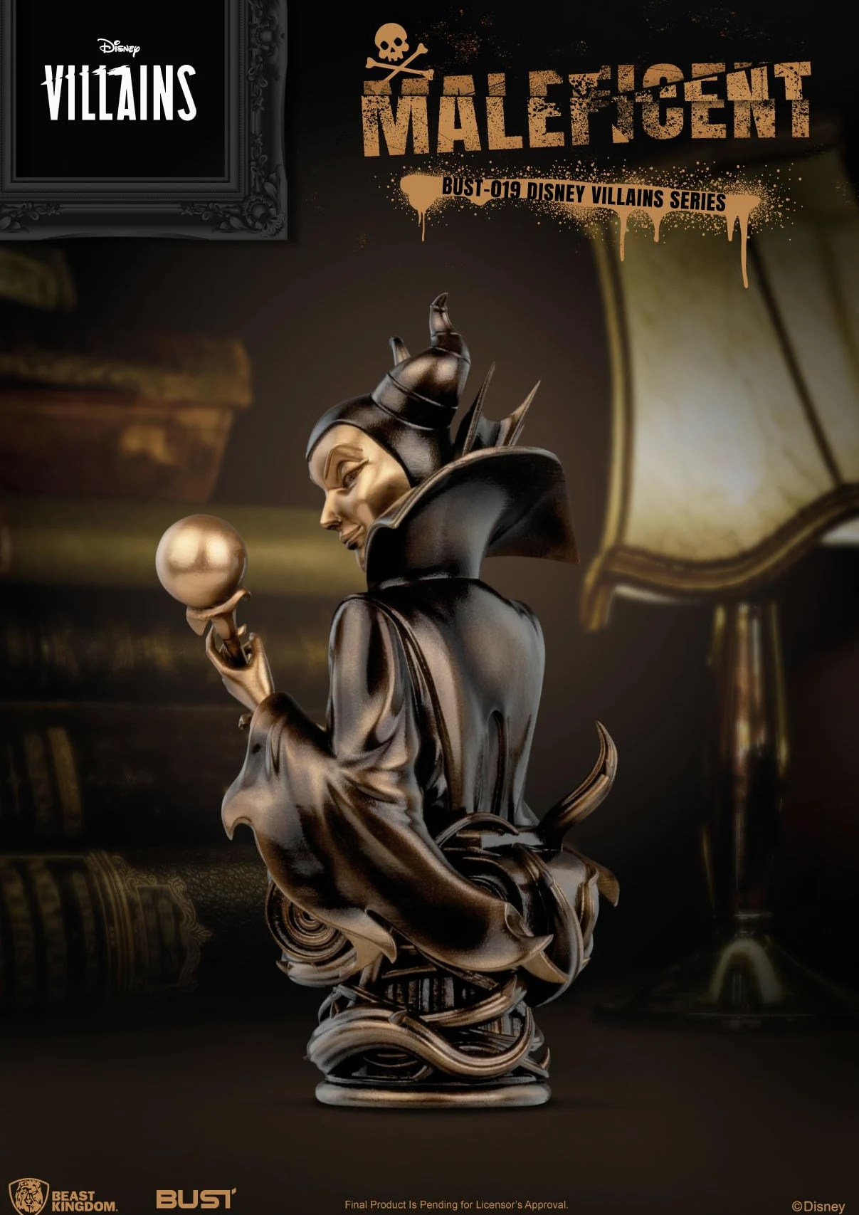 Beast Kingdom Toys Disney Villains Series Buste PVC Maléfica 16 cm