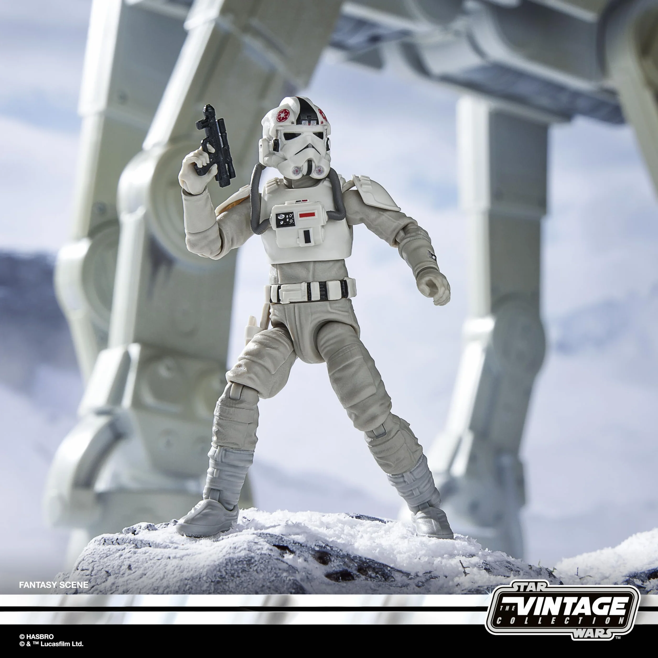 Star Wars La colección Vintage, Conductor Imperial remanente de AT-AT, Star Wars: The Mandalorian & Grogu, Figura Premium coleccionables de 9,5 cm