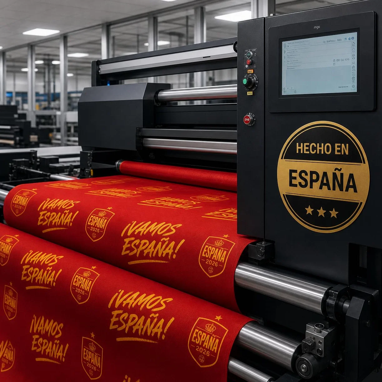 Camiseta Roja ¡Vamos España! 2026 Mujer y Niña Exclusiva