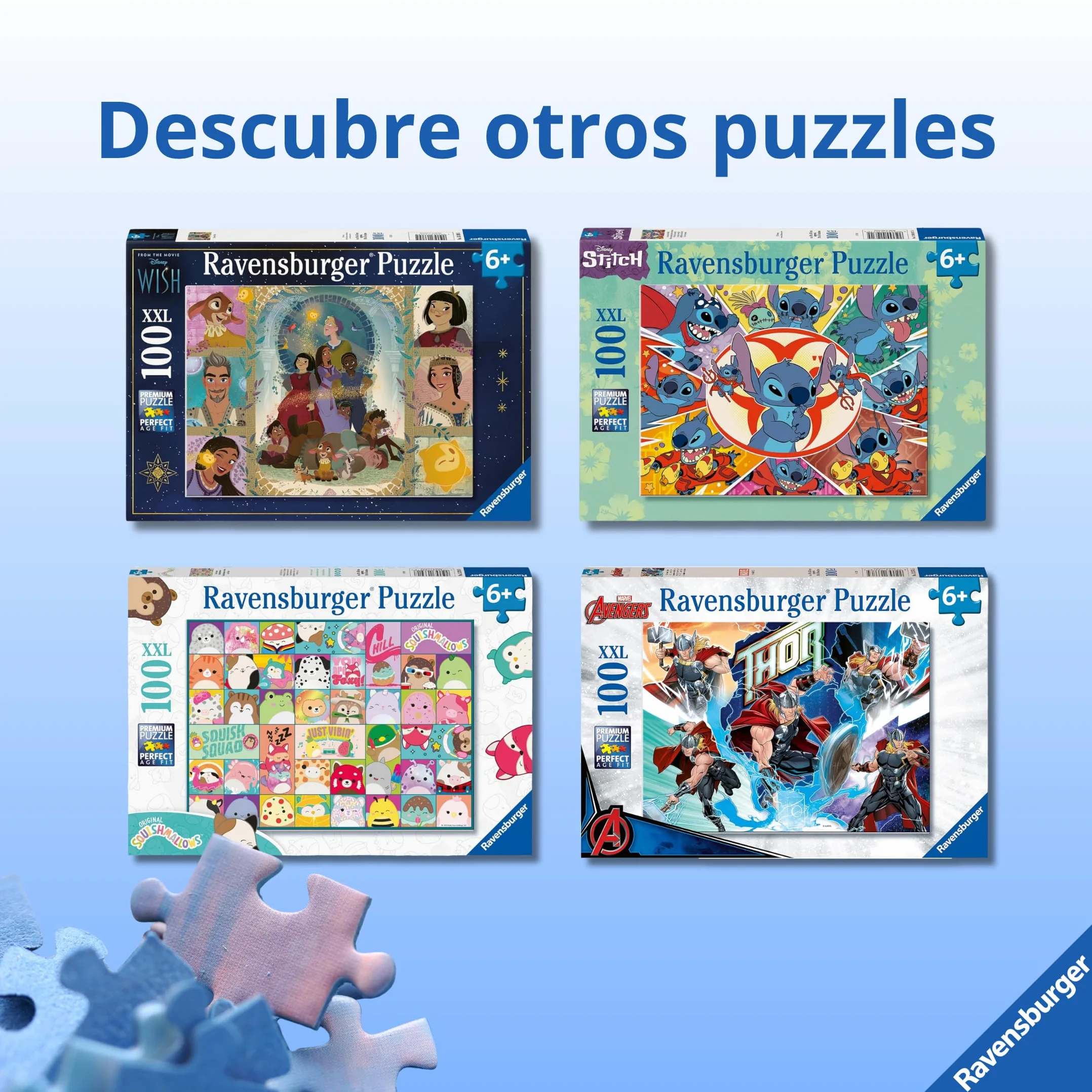 Ravensburger - Puzzles XXL Minecraft | Puzzle 6 Años O Más | Regalo Niño 6 Años O Más De 100 Piezas | Rompecabezas Niños De 36 X 49 Cm Puzzle