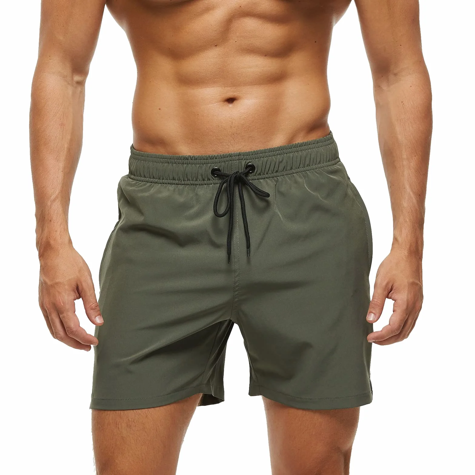 Bañador Hombre Corto Secado Rápido con Malla Forro Verano Natacion Pantalones Cortos Playa Surf