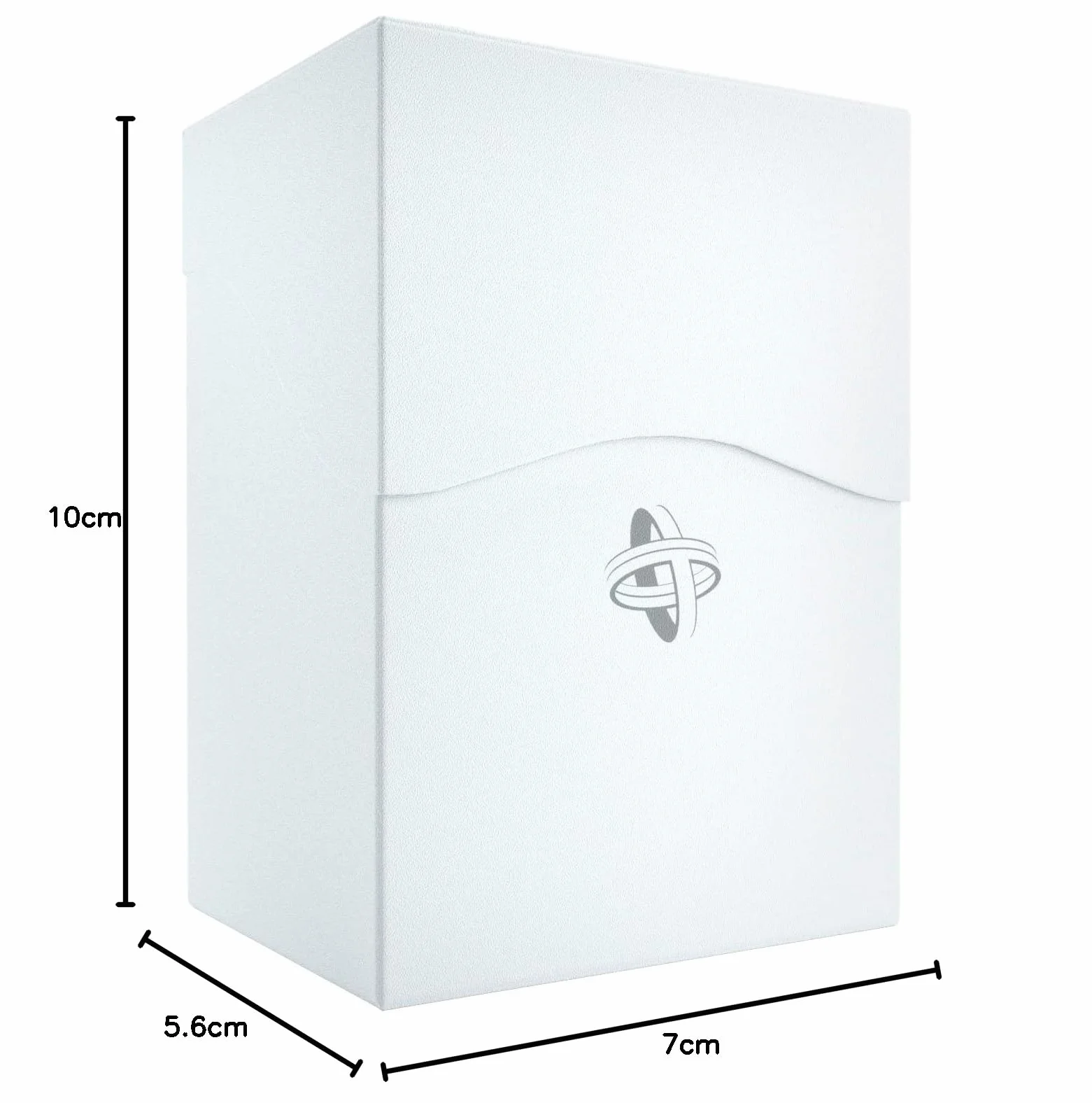 Gamegenic Deck Holder 80+ Blanco - solución inteligente y rápida para almacenar y organizar tus mazos de cartas.