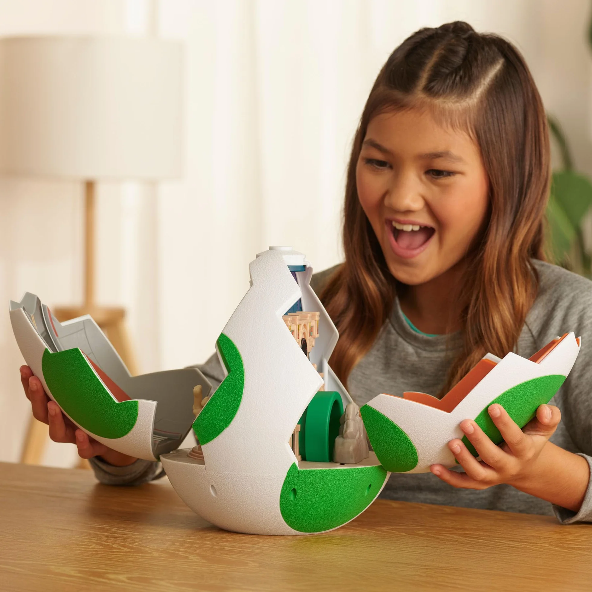 El Set de Juego Huevo de Yoshi de la película Super Mario Galaxy con Minifiguras de 3,8 cm, con Licencia Oficial de Jakks Pacific, Incluye Figuras de 4 cm y Mario de Fuego Exclusivo
