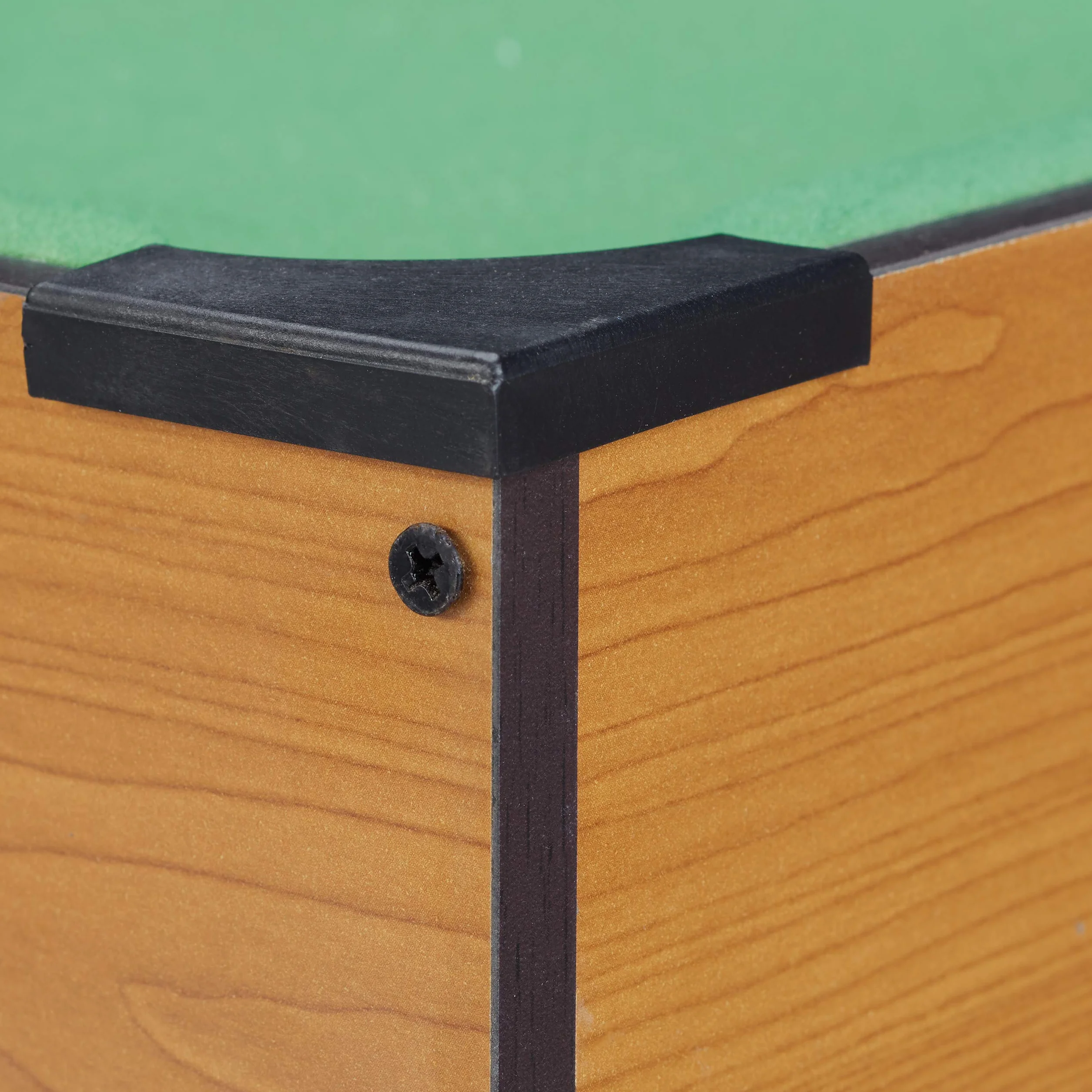 Relaxdays Mini Billar de Mesa, Madera MDF, Marrón-Verde, 8,5 x 51 x 31 cm