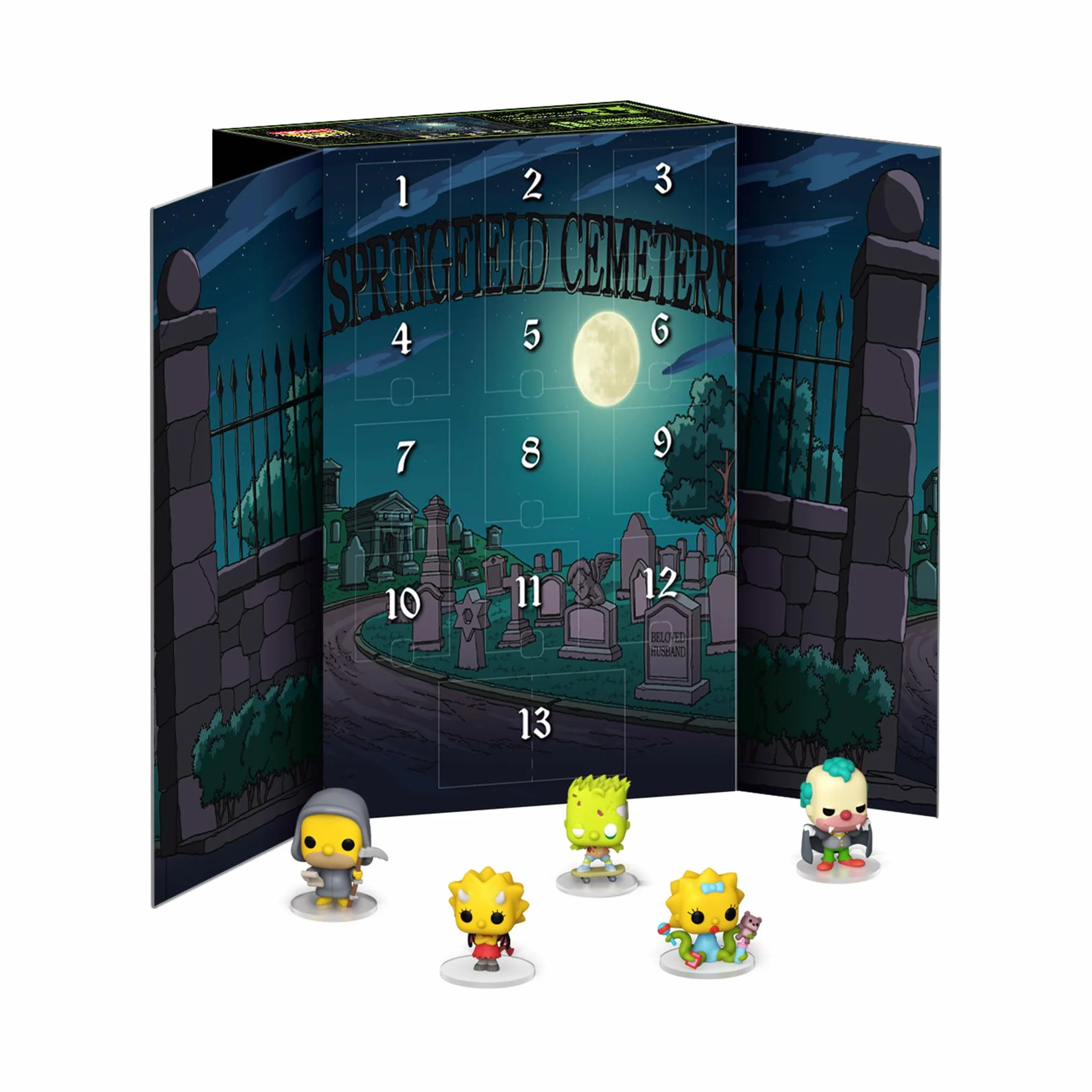 Funko Advent Calendar: Bart Simpsons 13 Day Countdown - The Simpsons - 13 Días de Sorpresas - Minifigura de Vinilo Coleccionables - Caja Misteriosa - Idea de Regalo