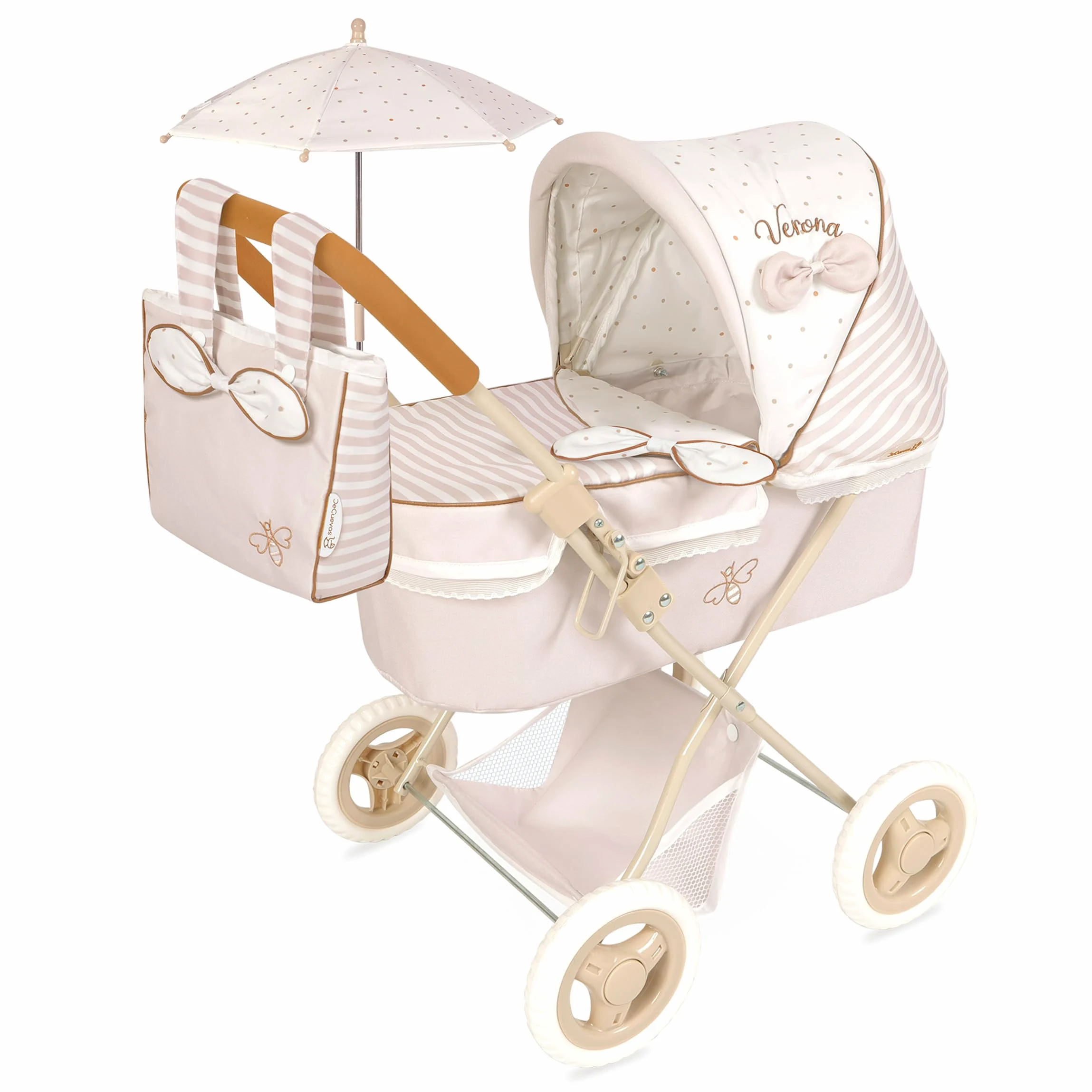 Carro de Muñecas Verona Plegable con Sombrilla DeCuevas 85078