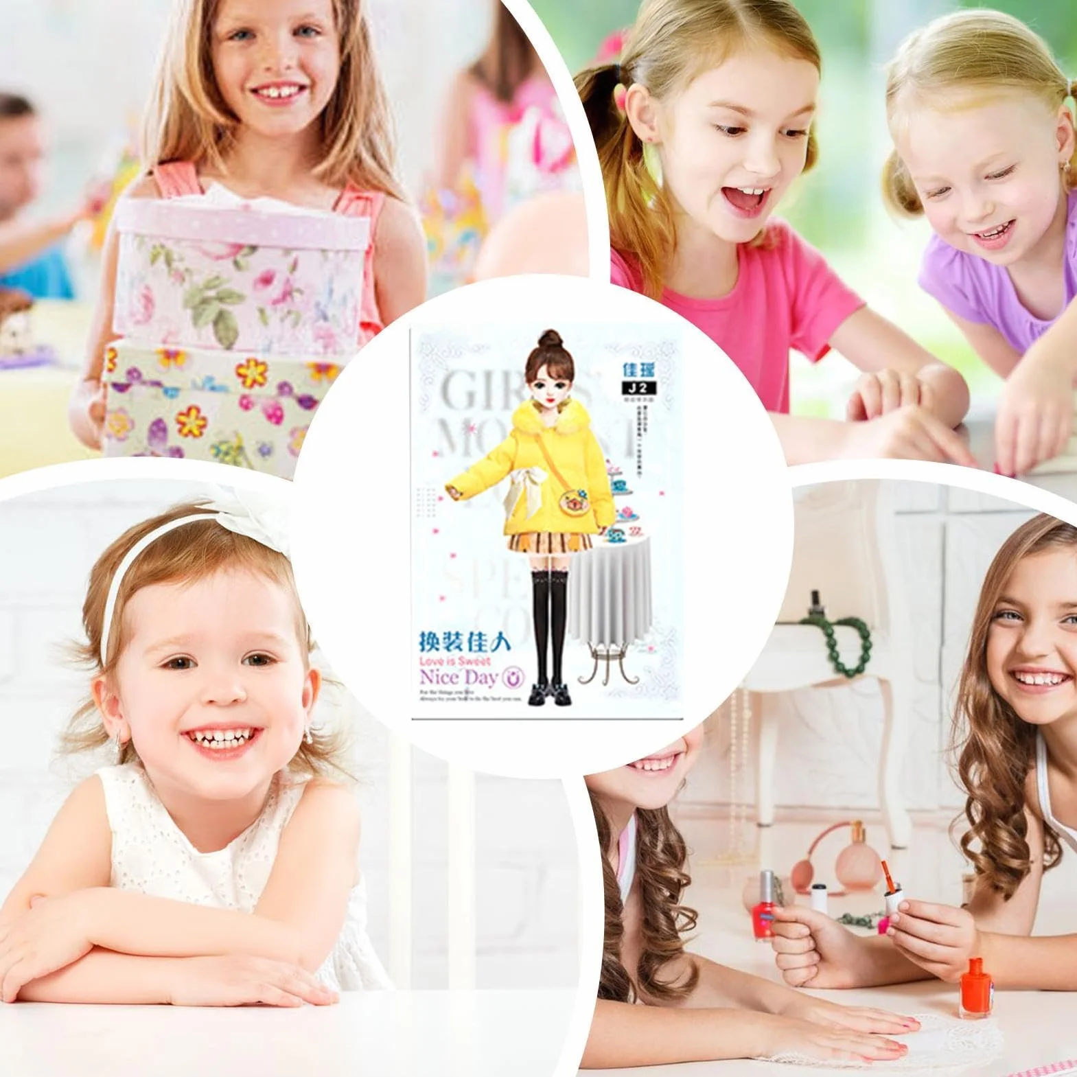 Libro de Actividades con Pegatinas Princesa, Libro de Pegatinas para Vestir a la Princesa - Libro de Actividades magnético para Vestir a la muñeca de la Princesa - Juego de Pegatinas para Vestir a la
