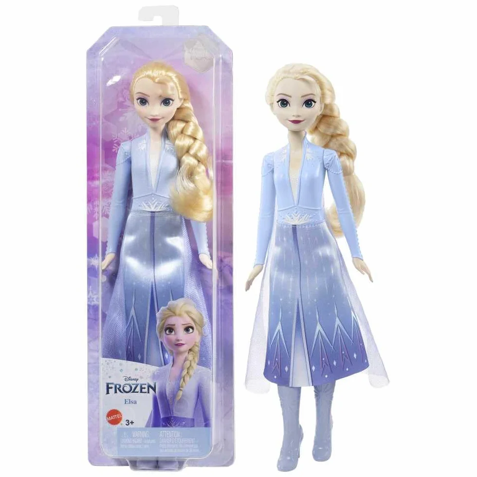 Mattel Disney Frozen 2 Elsa viajera Muñeca con look de viaje, juguete +3 años (HLW48)