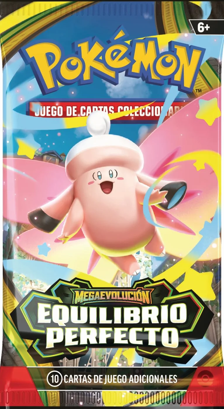 Pokémon JCC Megaevolución-Equilibrio Lote 6 Sobres de Mejora