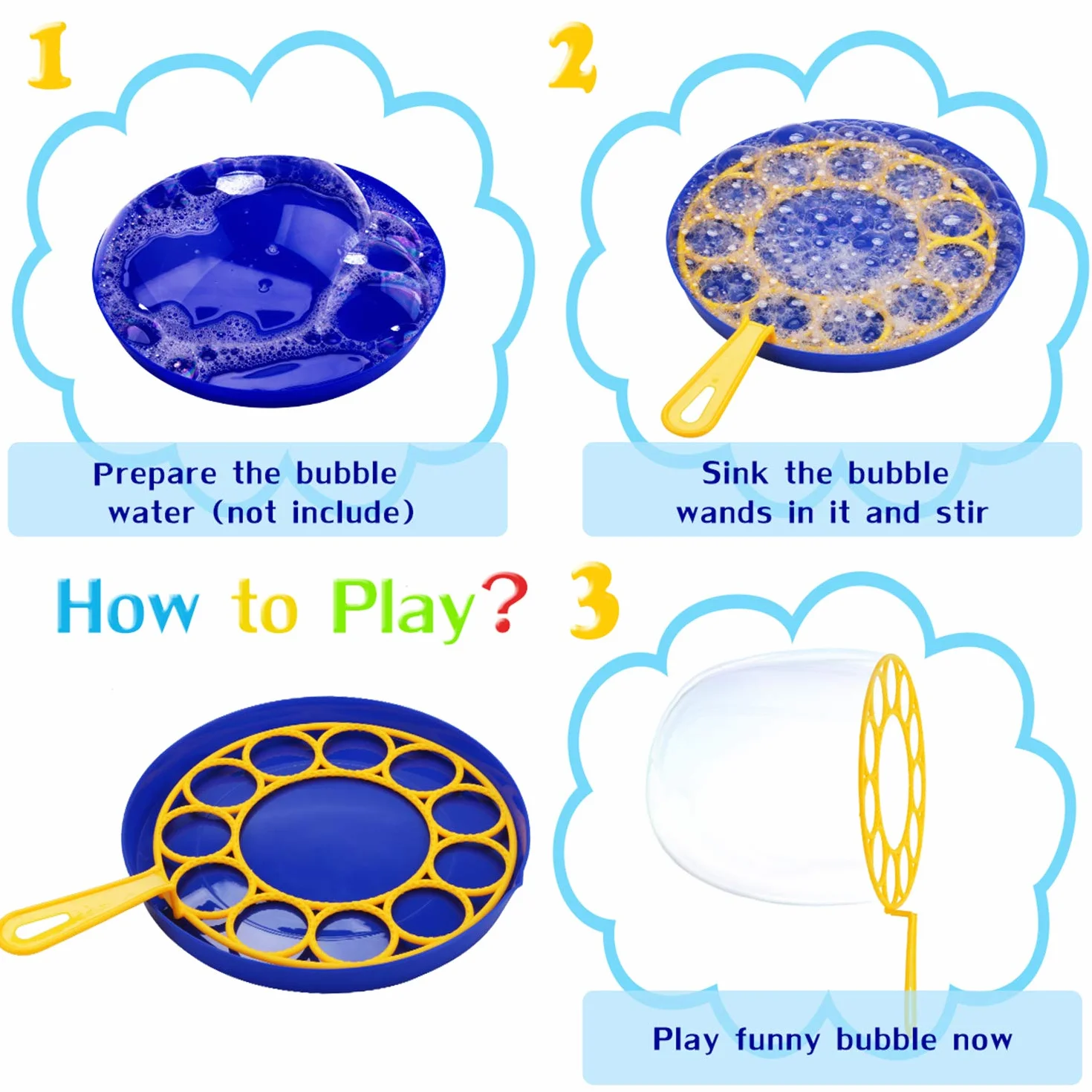 Joyibay Maquina de Burbujas, Burbujas de Jabón Kit de Varita de Burbujas Creativo Bubbles Maker para Juegos al Aire Libre en Interiores y Fiestas de Cumpleaños（20PCS）