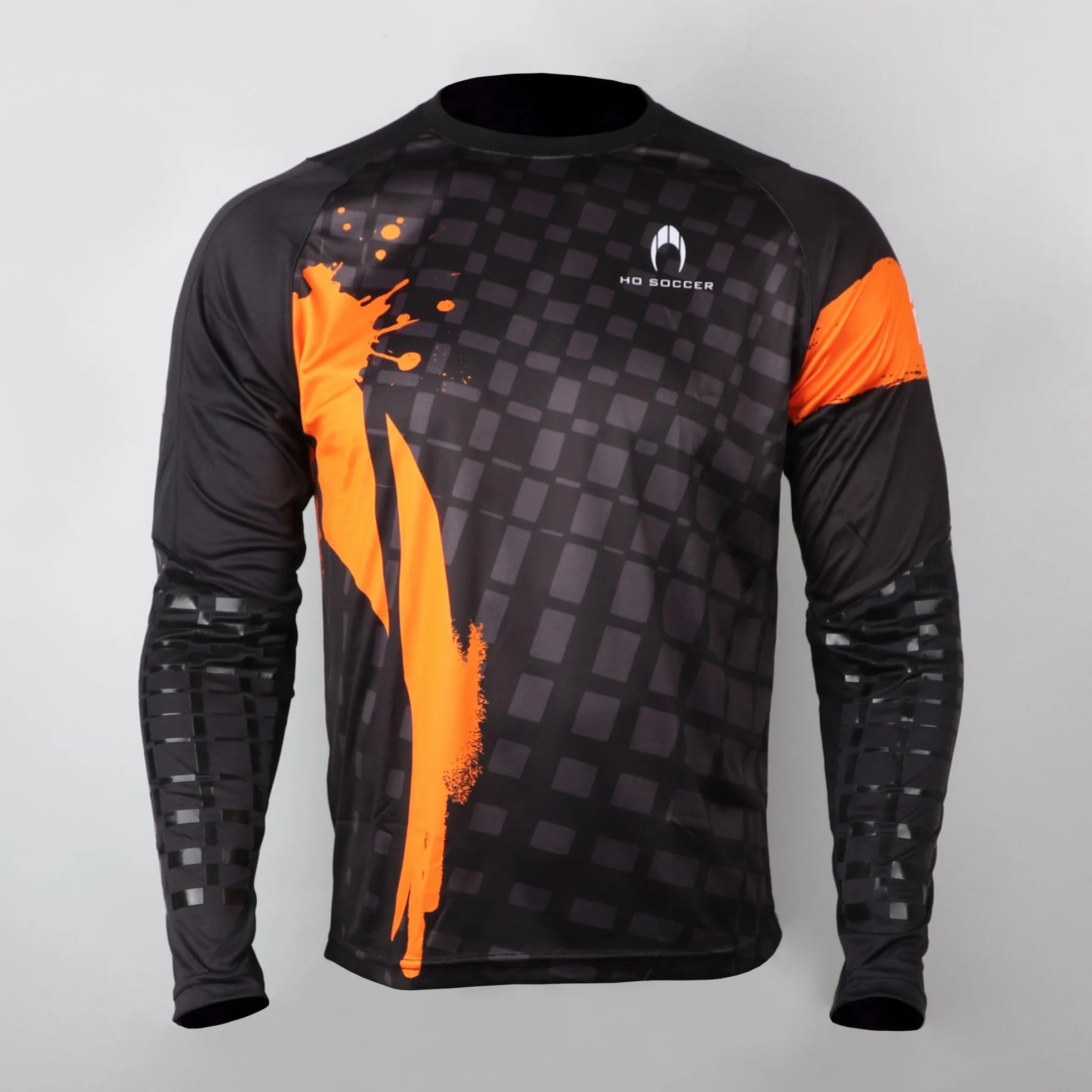 HO Soccer Jersey Adikt Pro Orange Blast Camiseta de Portero Manga Larga con Acolchado