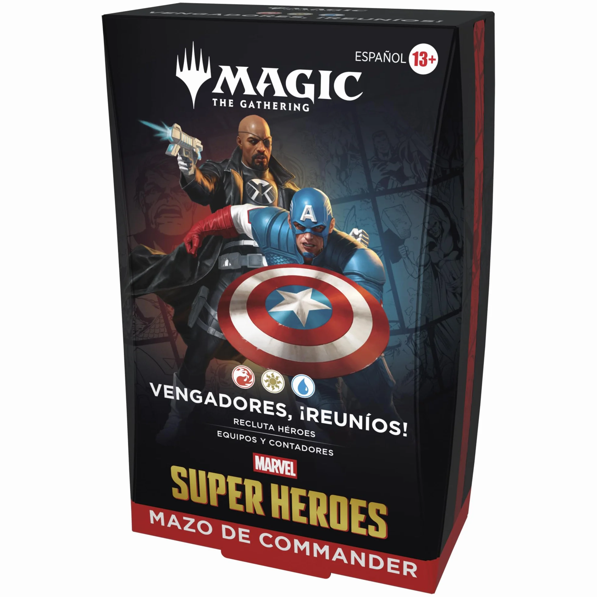 Mazo de Commander de Magic: The Gathering | Marvel Super Heroes - Vengadores, ¡reuníos! (Versión en Español)