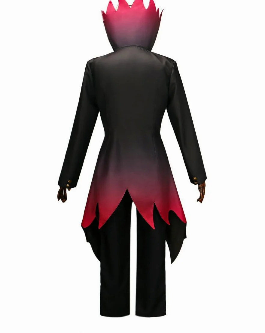 Disfraz de anime negro para hombre, chaqueta larga, para Halloween, cosplay
