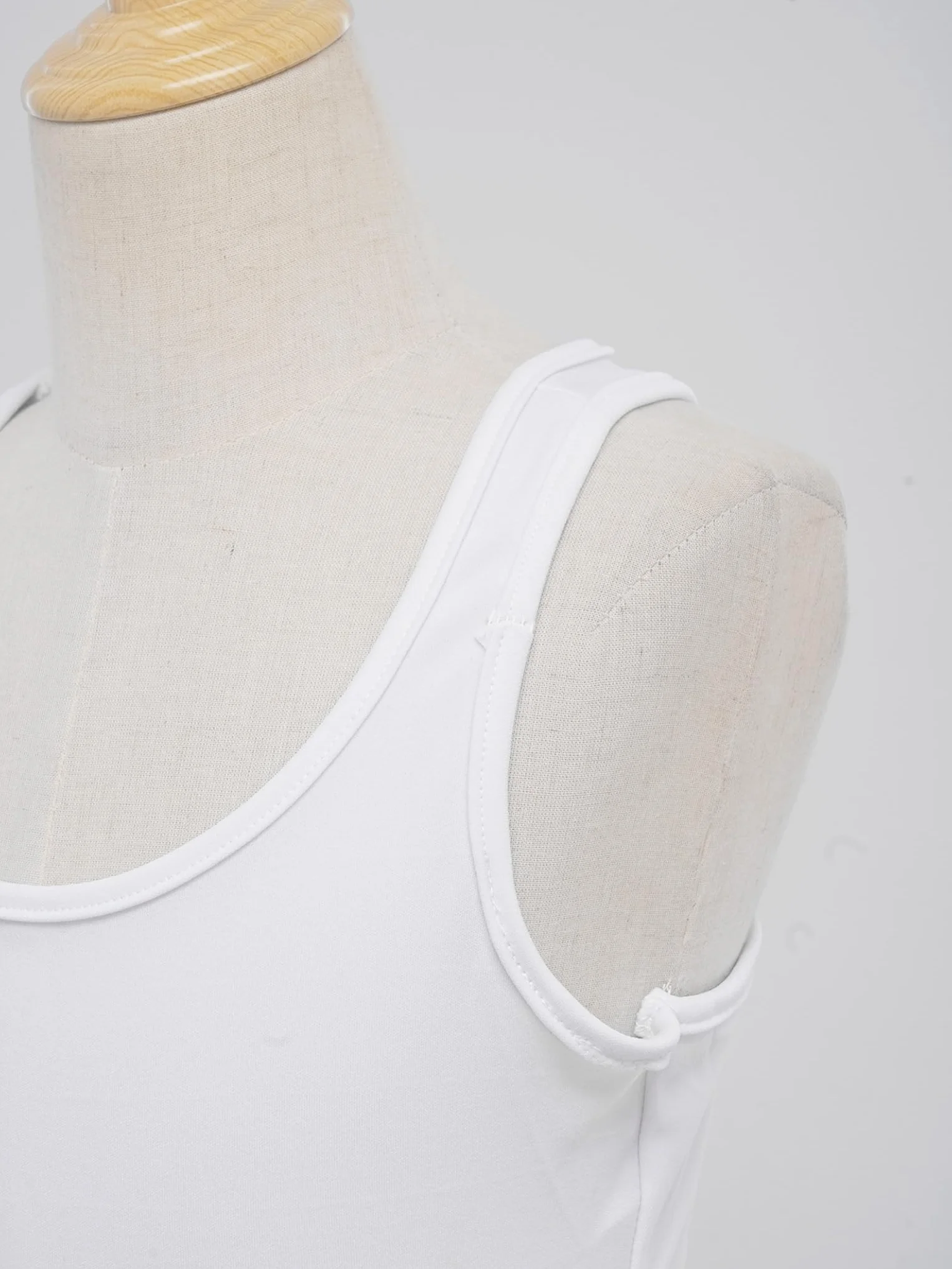 Traje de tenis sin mangas espalda cruzada para niños y niñas