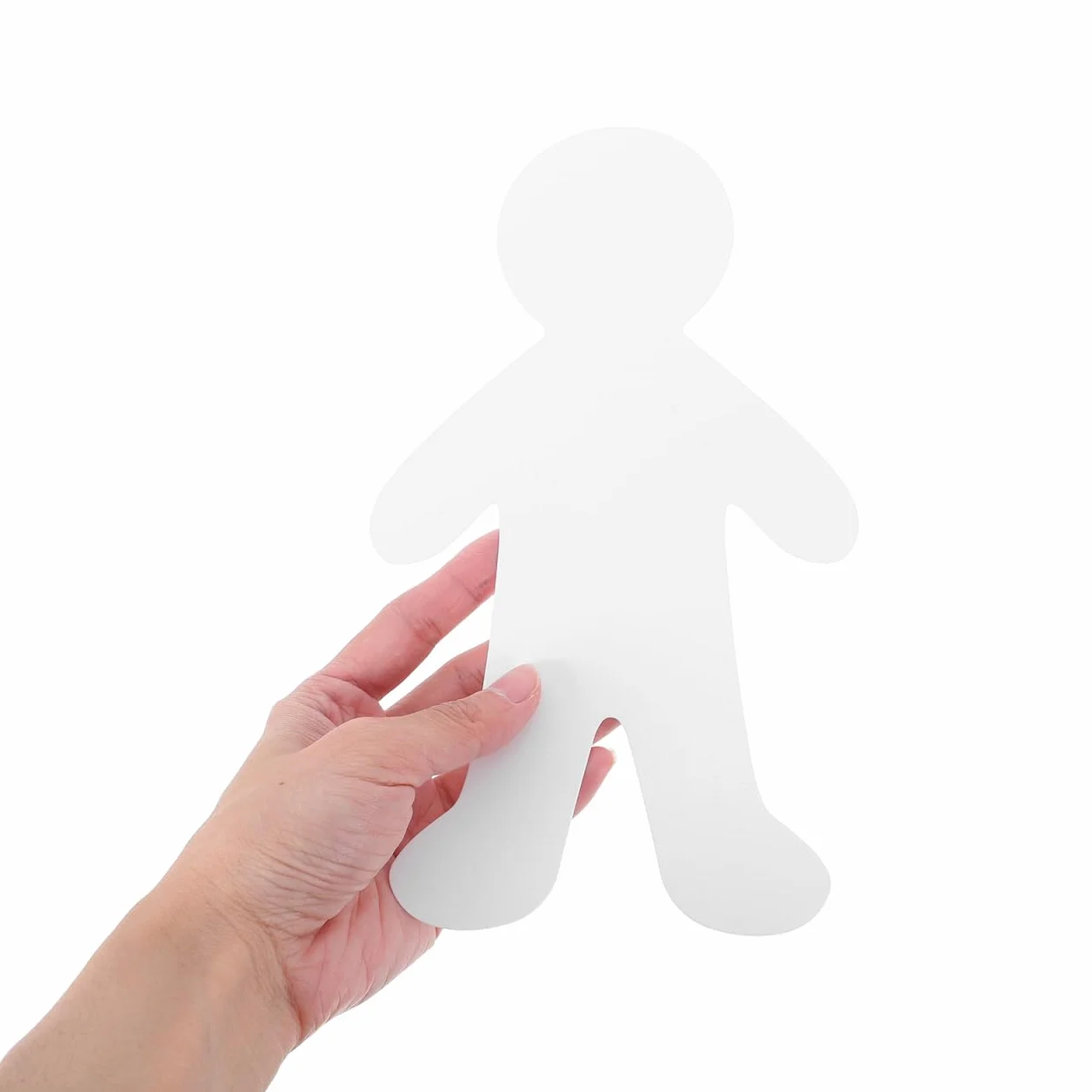 20 muñecos de papel blanco para pintar, figuras humanas de cartón para manualidades, niños, niñas, guardería, decoración escolar