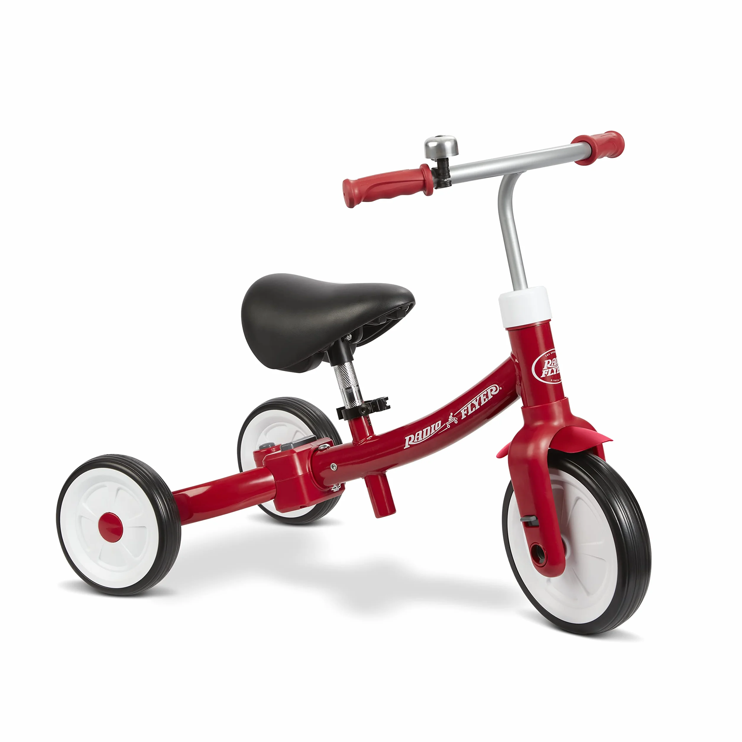 Radio Flyer Triple Play Triciclo, Triciclo Rojo para niños pequeños, Bicicleta de Equilibrio y Bicicleta para pedalear para Edades de 1 a 3 años