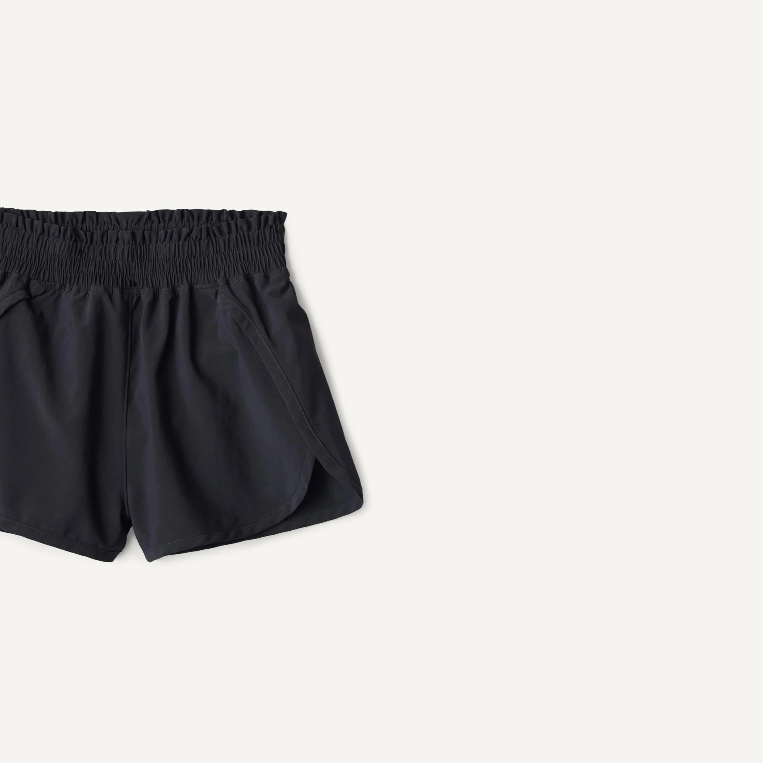 Amazon Essentials Pantalones Cortos Deportivos Talle Alto Tejido Elástico Niñas