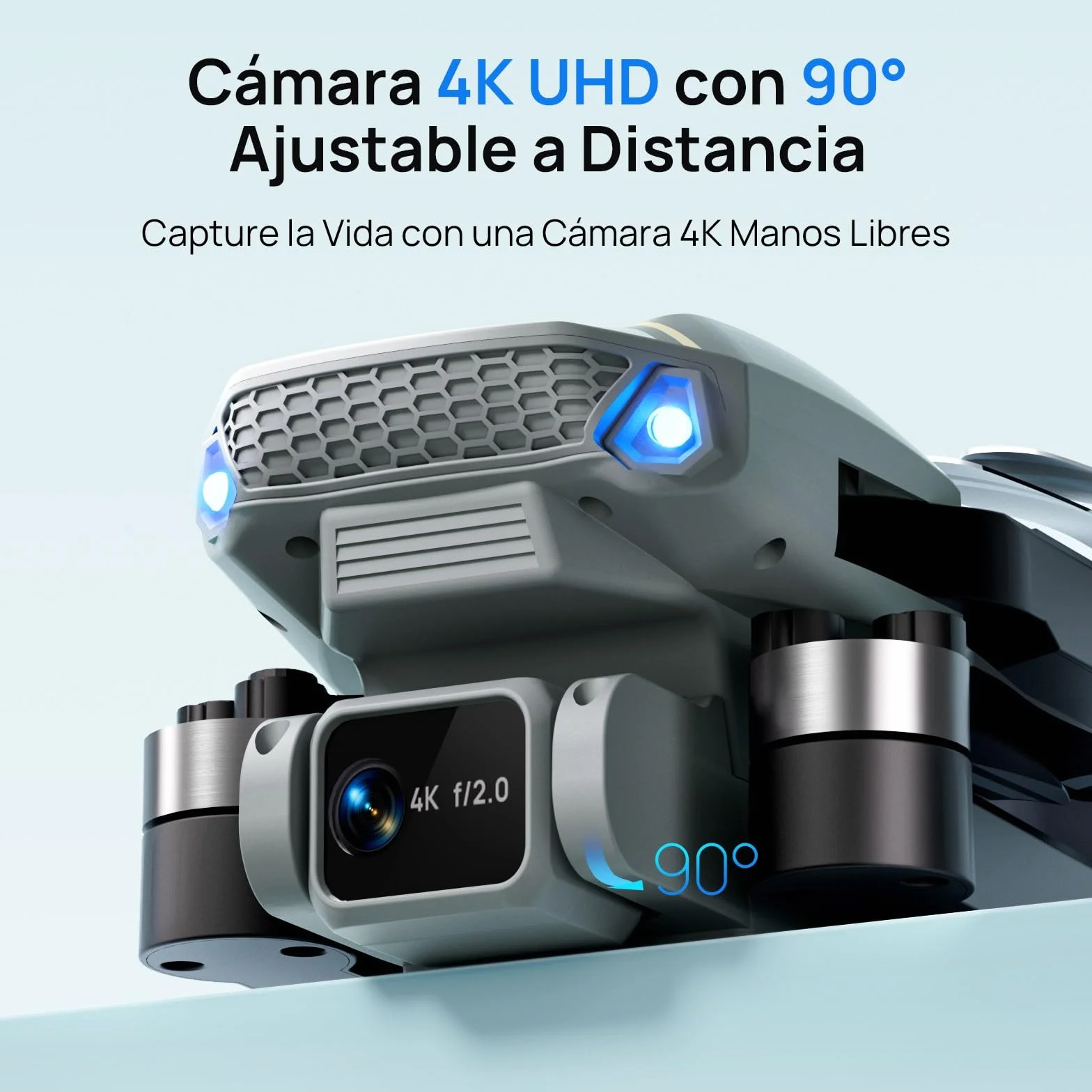 Ameta Drones con Camara 4K para Adultos, S20 Lite Dron para Niños Motor Brushless, Mini Drone FPV con 36min de Vuelo/Altitud Retención/Vuelo Círculo, Juguetes Regalo para Niños, Menos de 249g